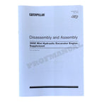Manual de servicio completo de la miniexcavadora hidráulica Caterpillar 306E *Enviar número de serie