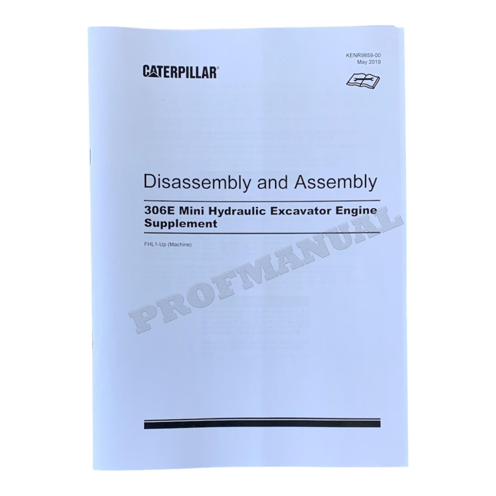 Manual de servicio completo de la miniexcavadora hidráulica Caterpillar 306E *Enviar número de serie