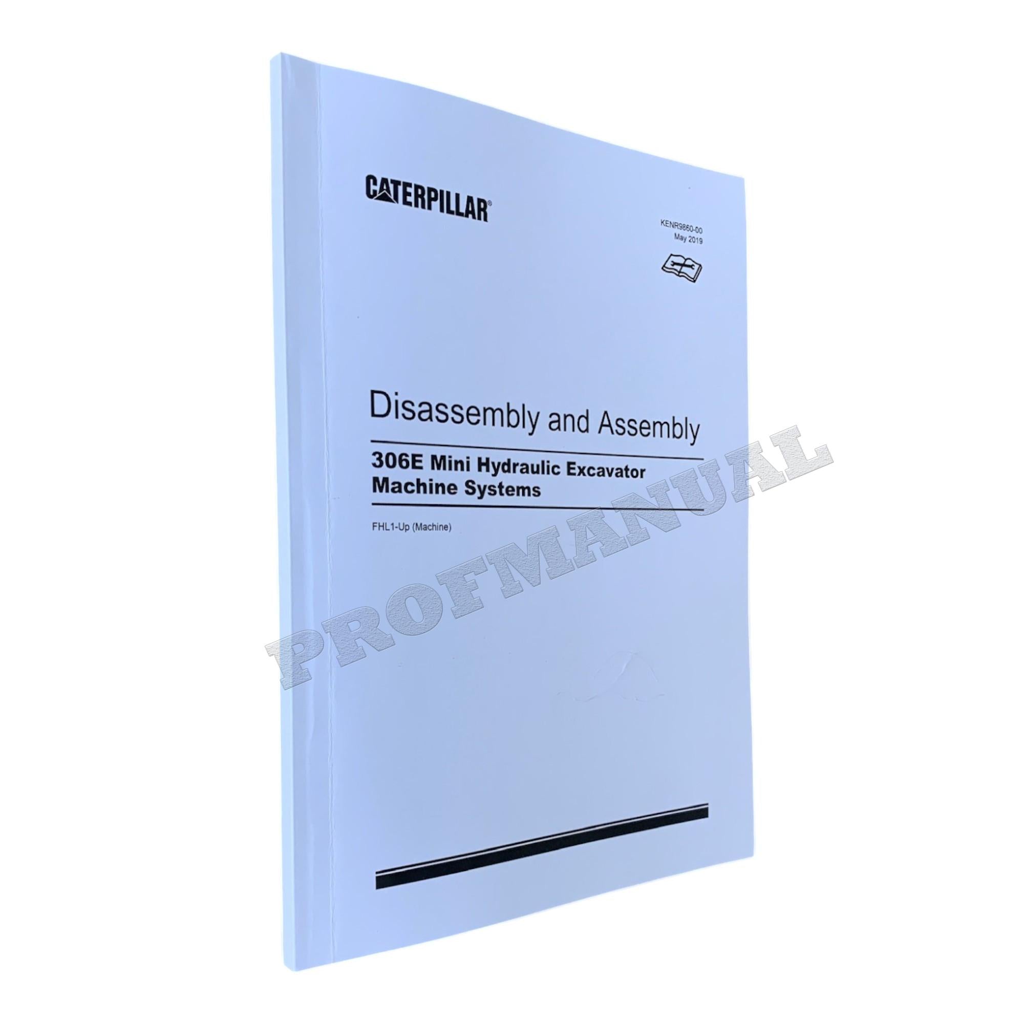 Manual de servicio completo de la miniexcavadora hidráulica Caterpillar 306E *Enviar número de serie