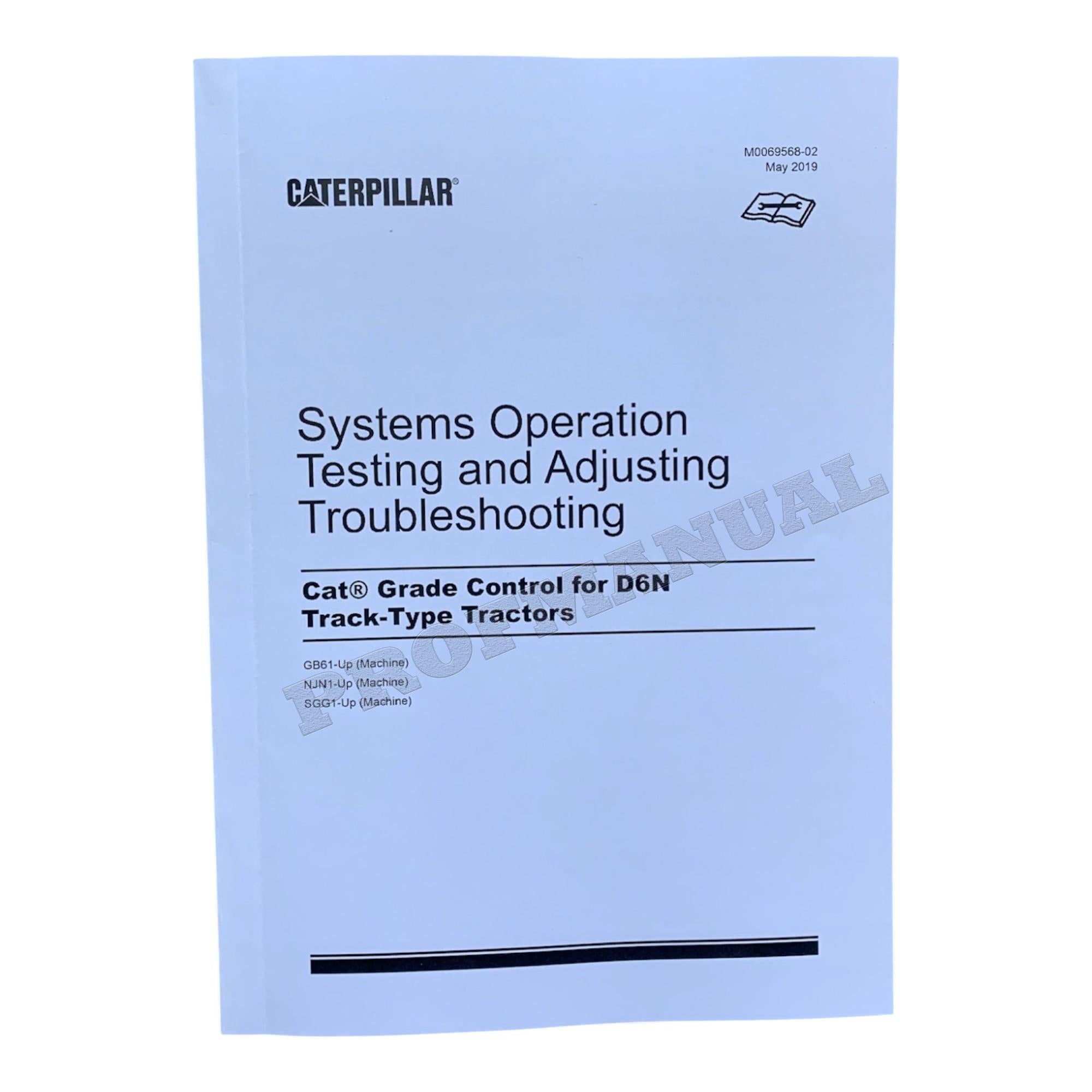 Manual de servicio completo del tractor de cadenas Caterpillar D6N SN NJN1-UP *Enviar número de serie