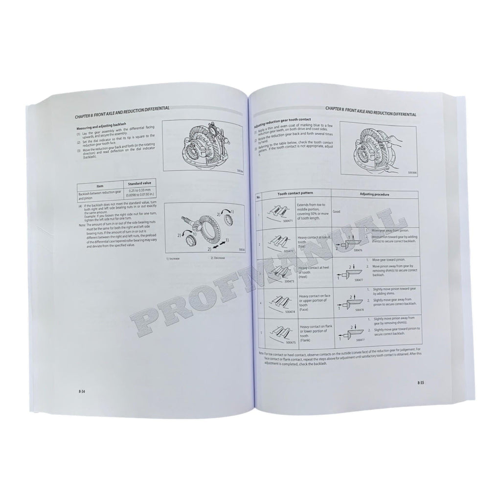 Manual de servicio de montacargas Caterpillar DP100NZ, DP120NZ, DP135NZ y DP150NZ