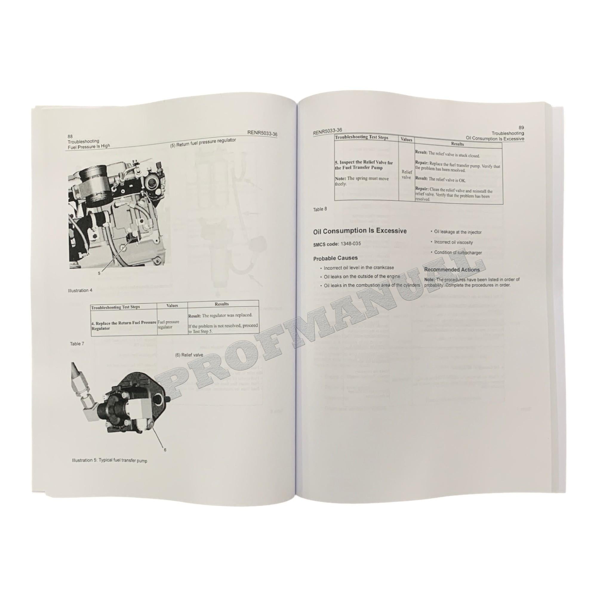 Caterpillar C15 C18 Engine 980H Wheel Loader Full Service Manual *Send serial number 5books