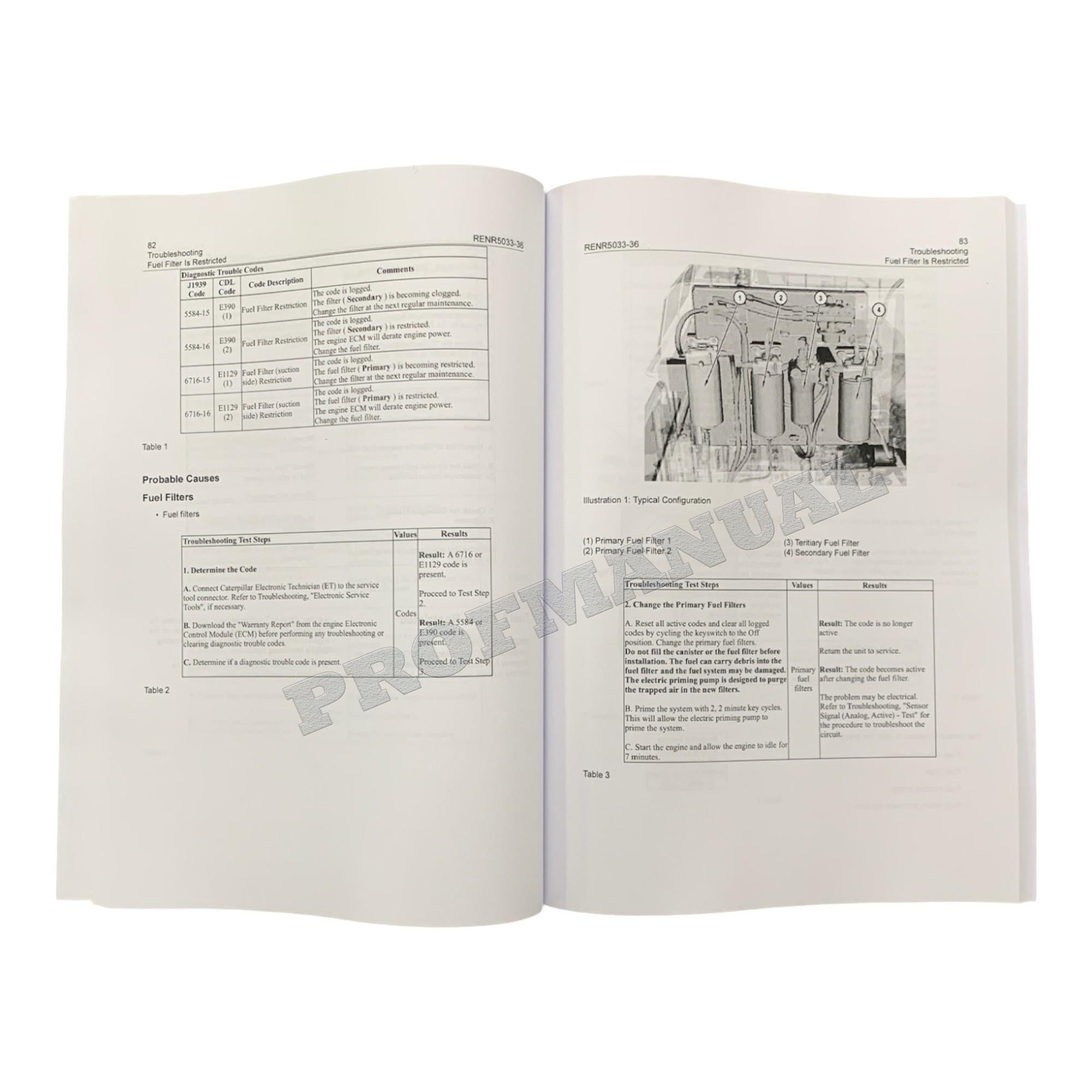 Caterpillar C15 C18 Engine 980H Wheel Loader Full Service Manual *Send serial number 5books