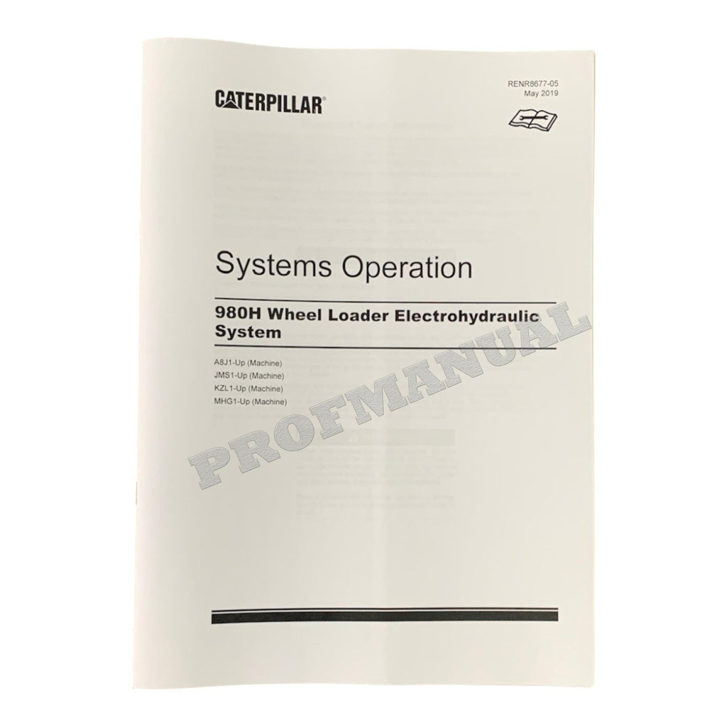 Caterpillar 980H WHEEL LOADER Full Service Manual *Send serial number