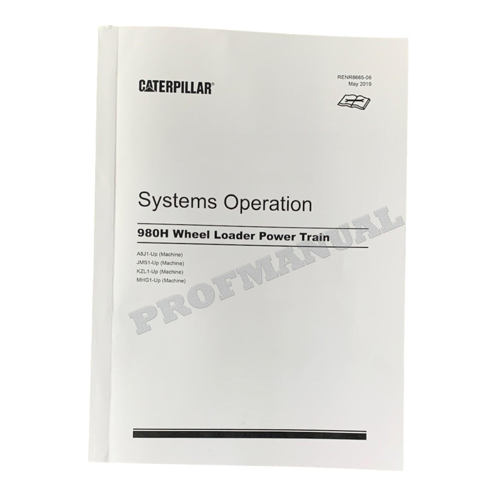 Caterpillar 980H WHEEL LOADER Full Service Manual *Send serial number