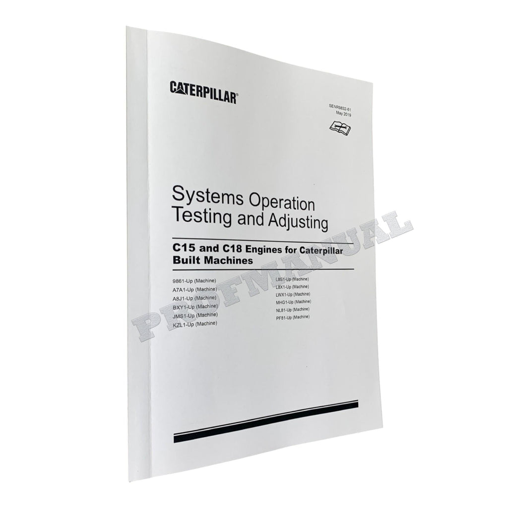 Caterpillar C15 C18 Engine 980H Wheel Loader Full Service Manual *Send serial number 5books