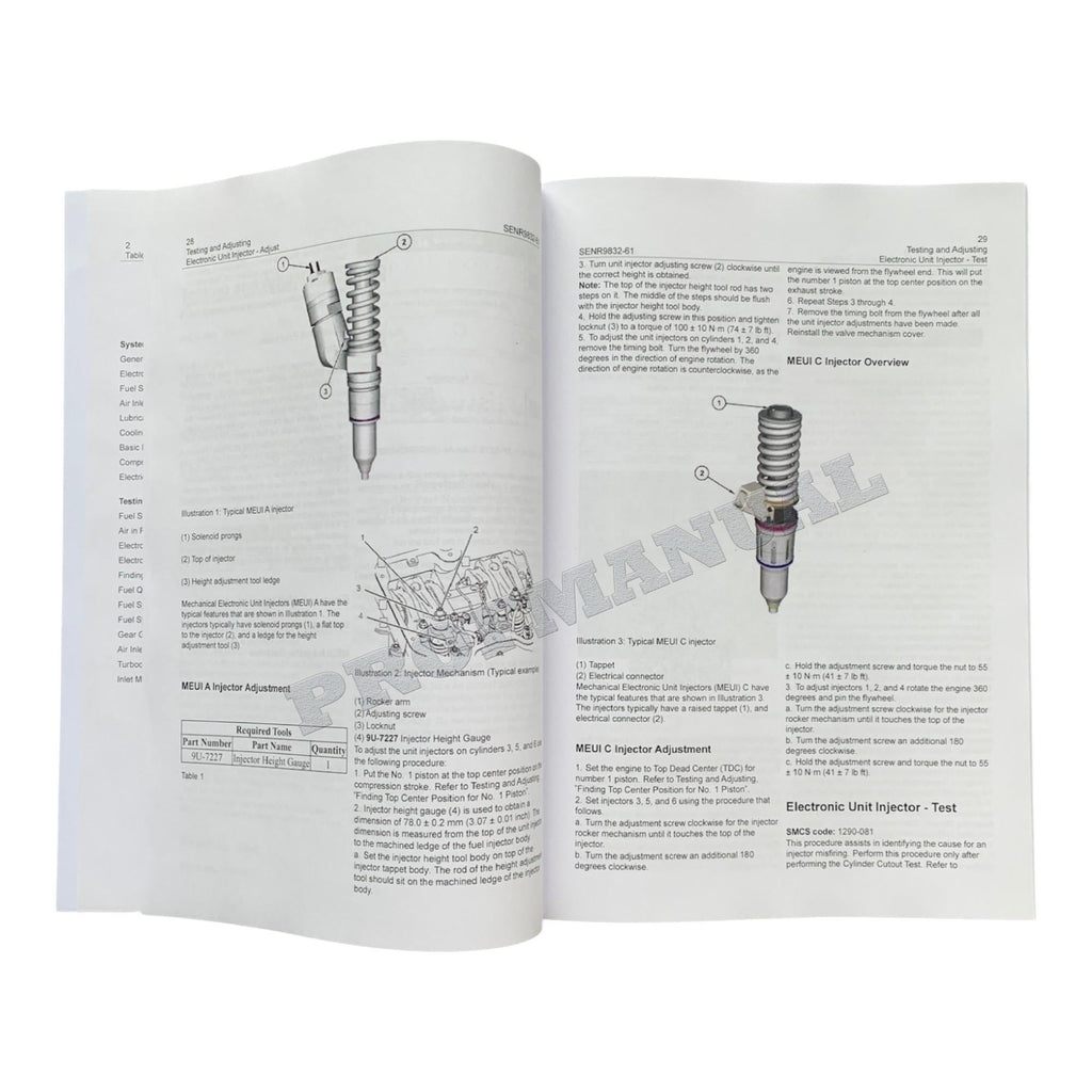 Caterpillar C15 C18 Engine 980H Wheel Loader Full Service Manual *Send serial number 5books