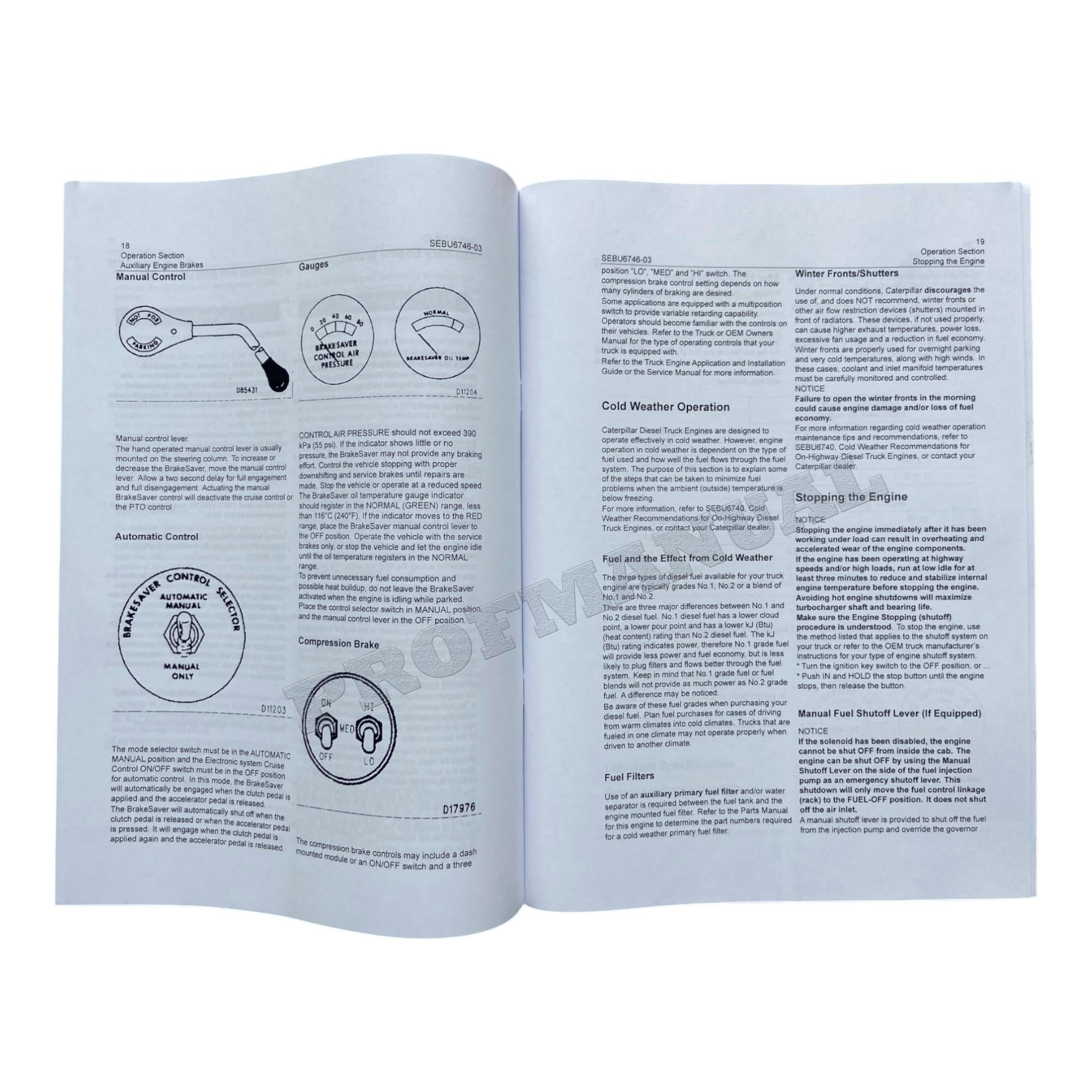Caterpillar 3406С Truck Engine Full Service Manual *Send serial number