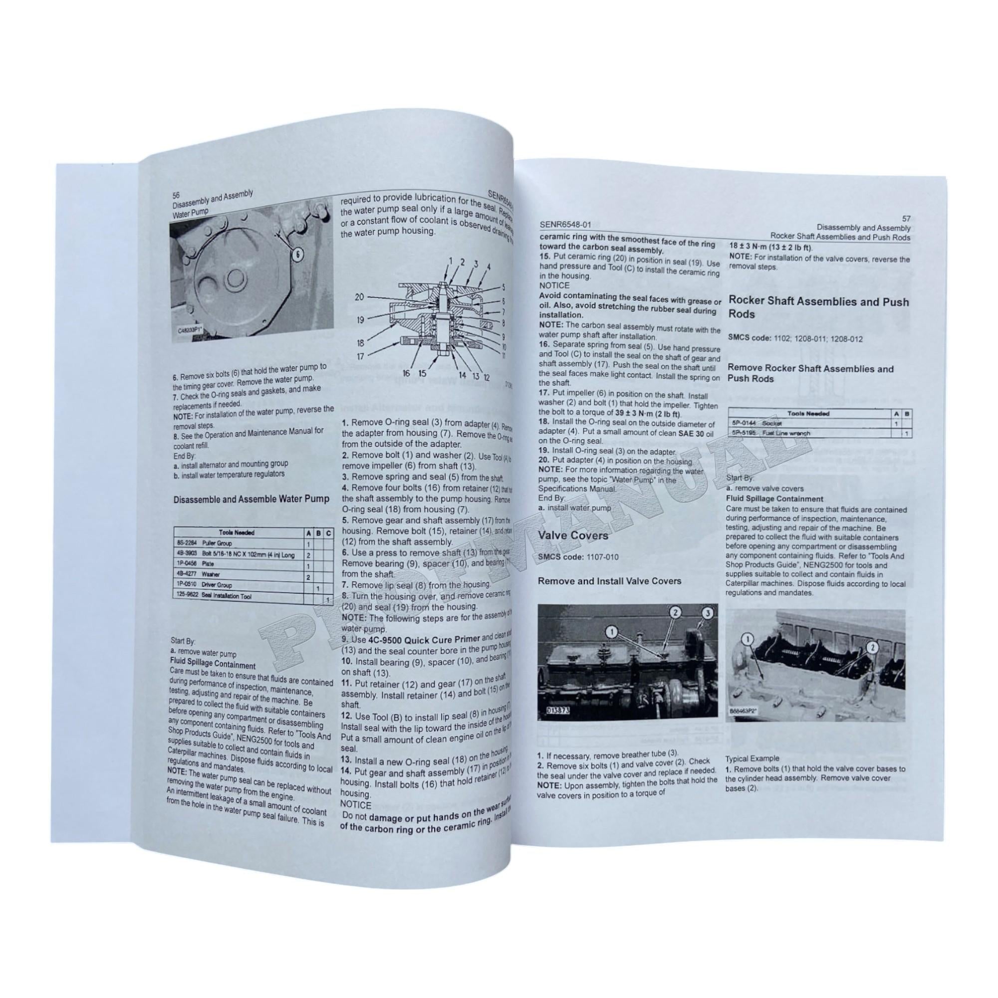 Caterpillar 3406С Truck Engine Full Service Manual *Send serial number