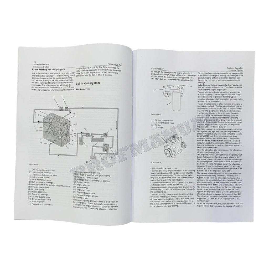 Caterpillar C9 Engine Operation Adjusting Disassem Assem FULL Service Manual *Send S.N.