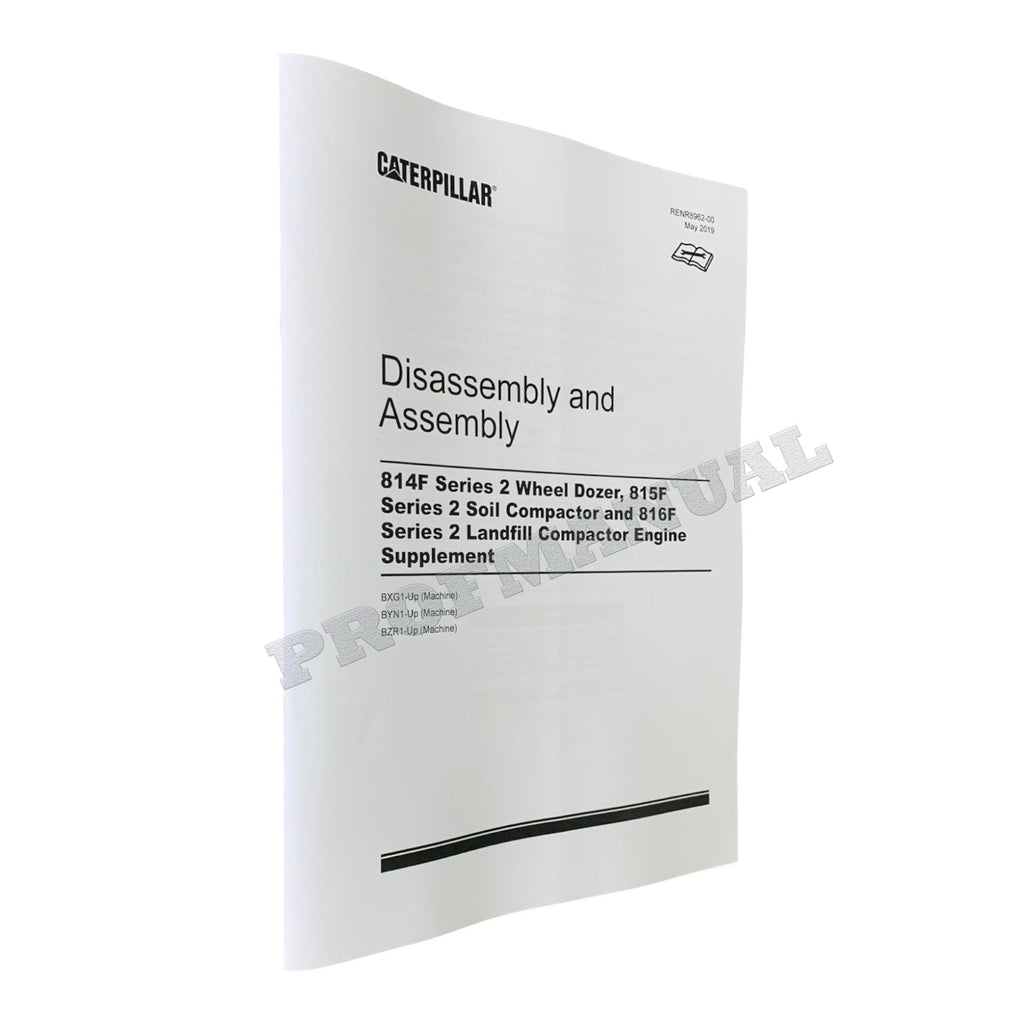 Caterpillar C9 Engine Operation Adjusting Disassem Assem FULL Service Manual *Send S.N.