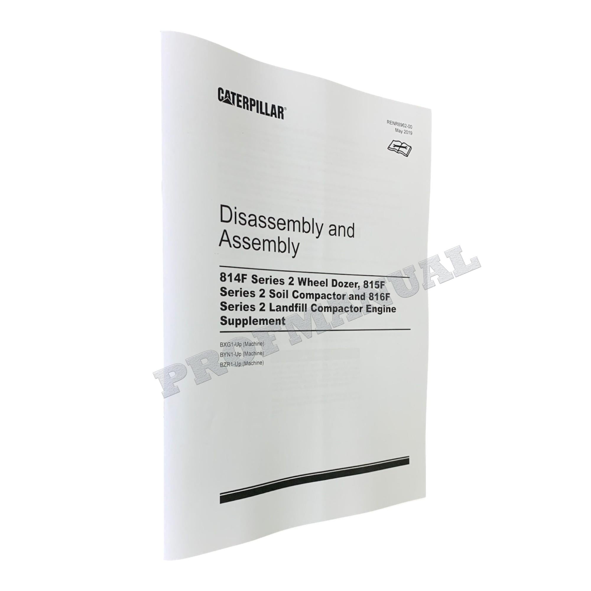 Caterpillar C9 Engine Operation Adjusting Disassem Assem FULL Service Manual *Send S.N.