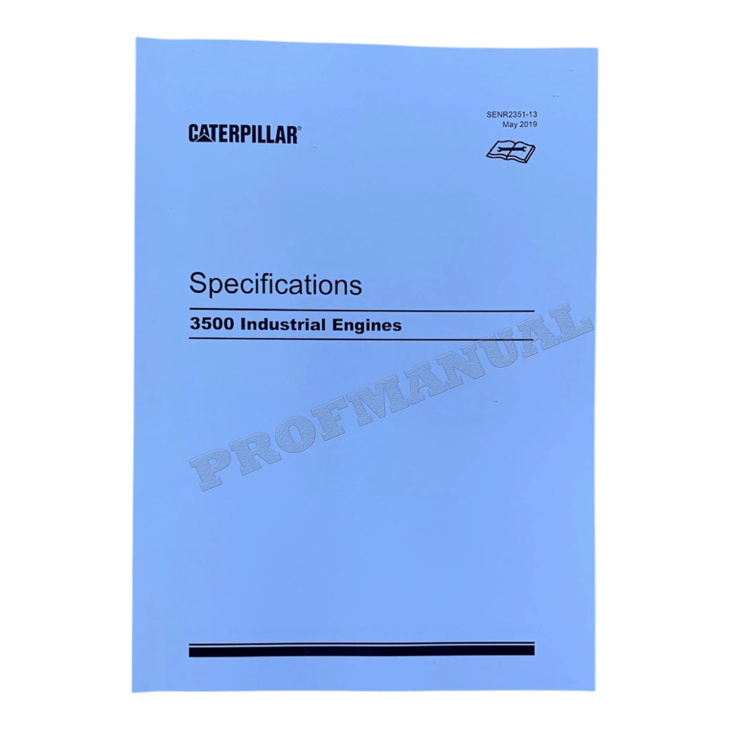 Caterpillar 3512E INDUSTRIAL ENGINE Full Service Manual *Send serial number