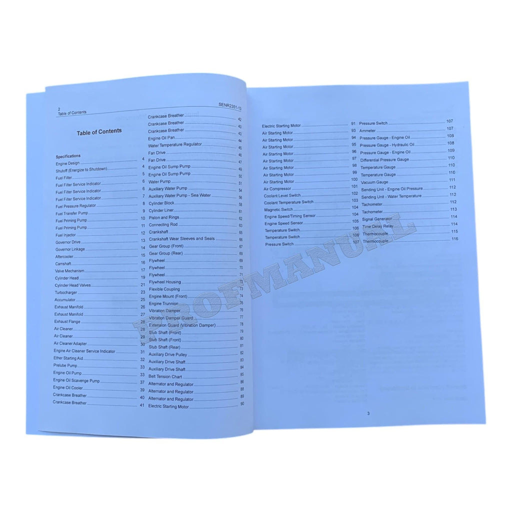 Caterpillar 3512E INDUSTRIAL ENGINE Full Service Manual *Send serial number