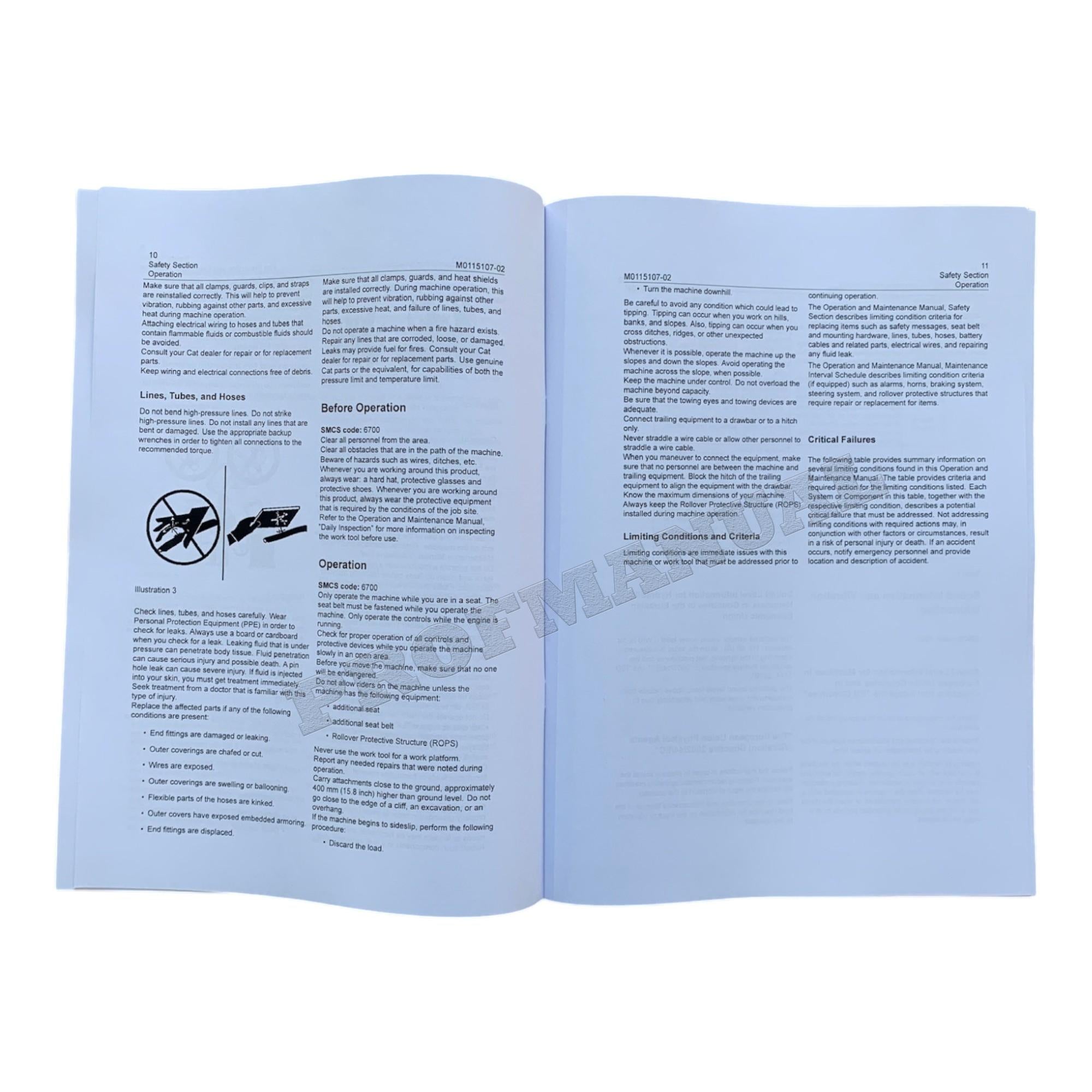 Manual de servicio del martillo hidráulico Caterpillar H115-H115S H120-H120CS H130-H130S