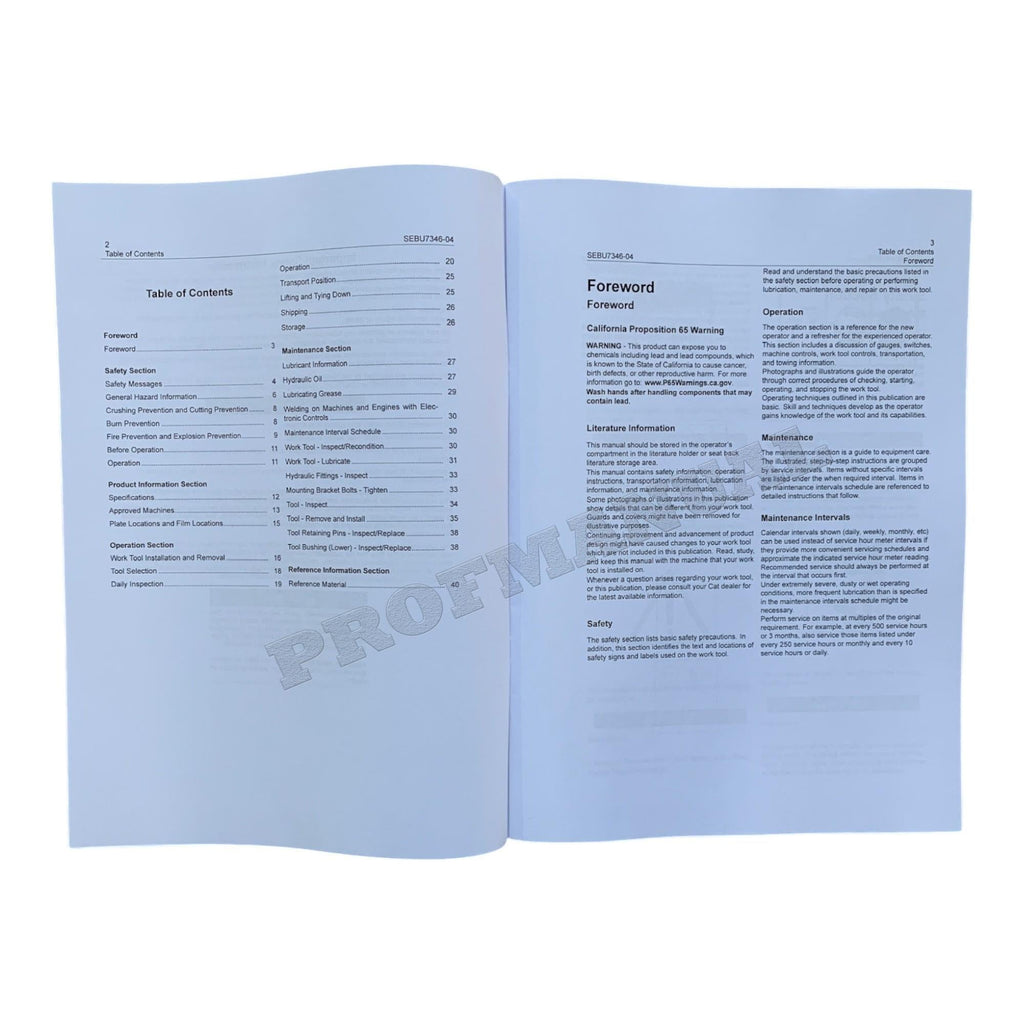 Manual de servicio del martillo hidráulico Caterpillar H115-H115S H120-H120CS H130-H130S
