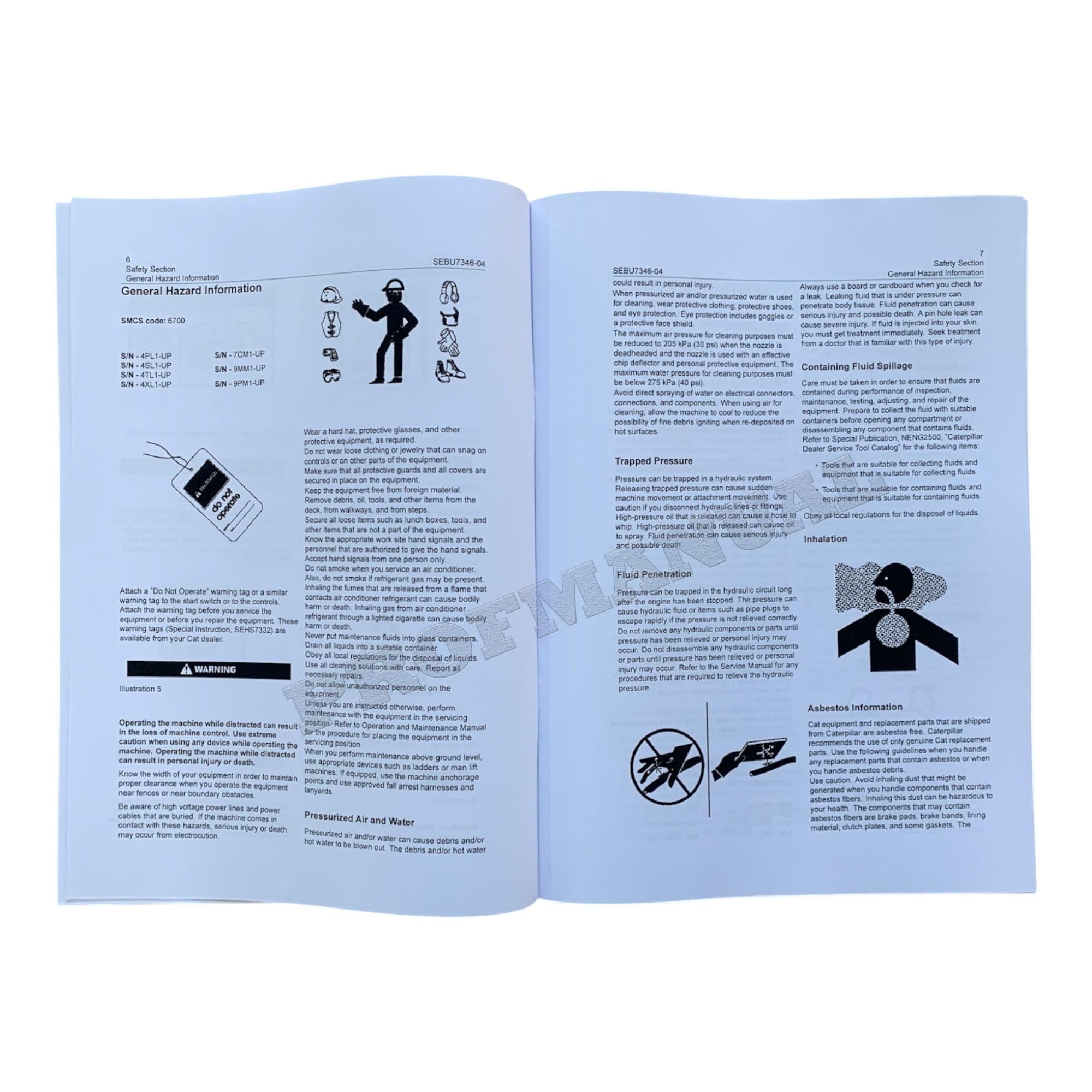 Manual de servicio del martillo hidráulico Caterpillar H115-H115S H120-H120CS H130-H130S