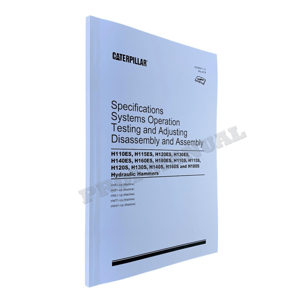 Manual de servicio del martillo hidráulico Caterpillar H115-H115S H120-H120CS H130-H130S