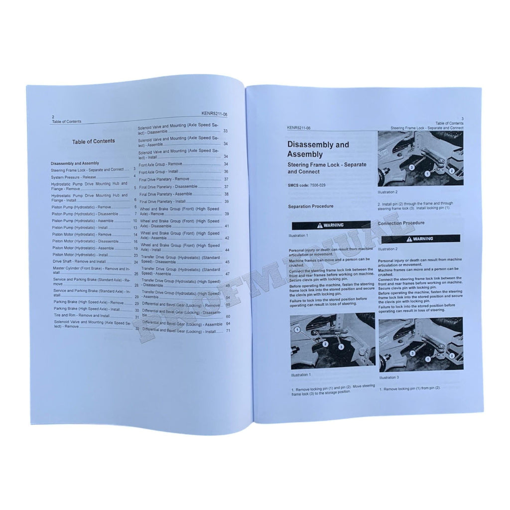 Caterpillar 906H 907H 908H Compact Wheel Loader Full Service Manual