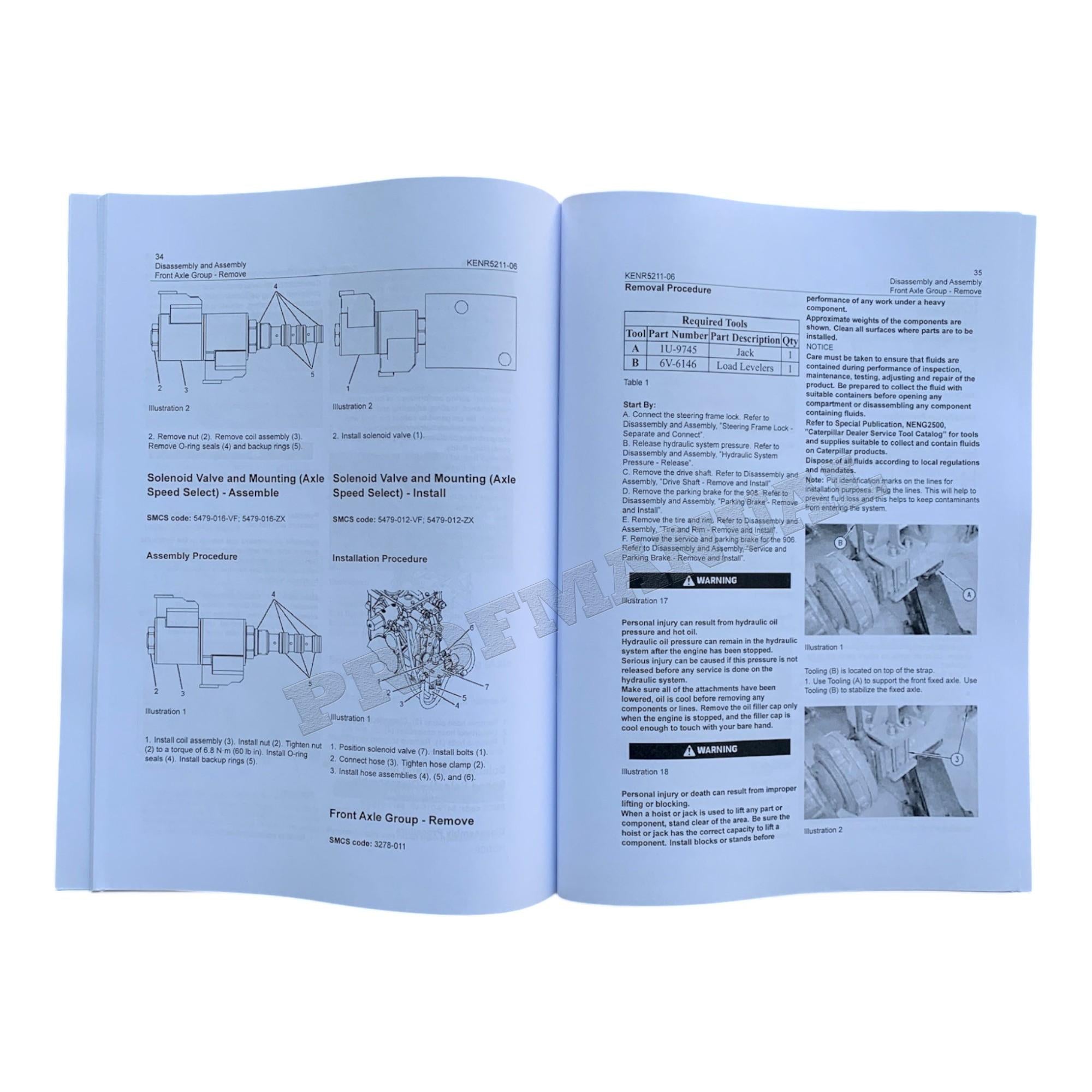Caterpillar 906H 907H 908H Compact Wheel Loader Full Service Manual