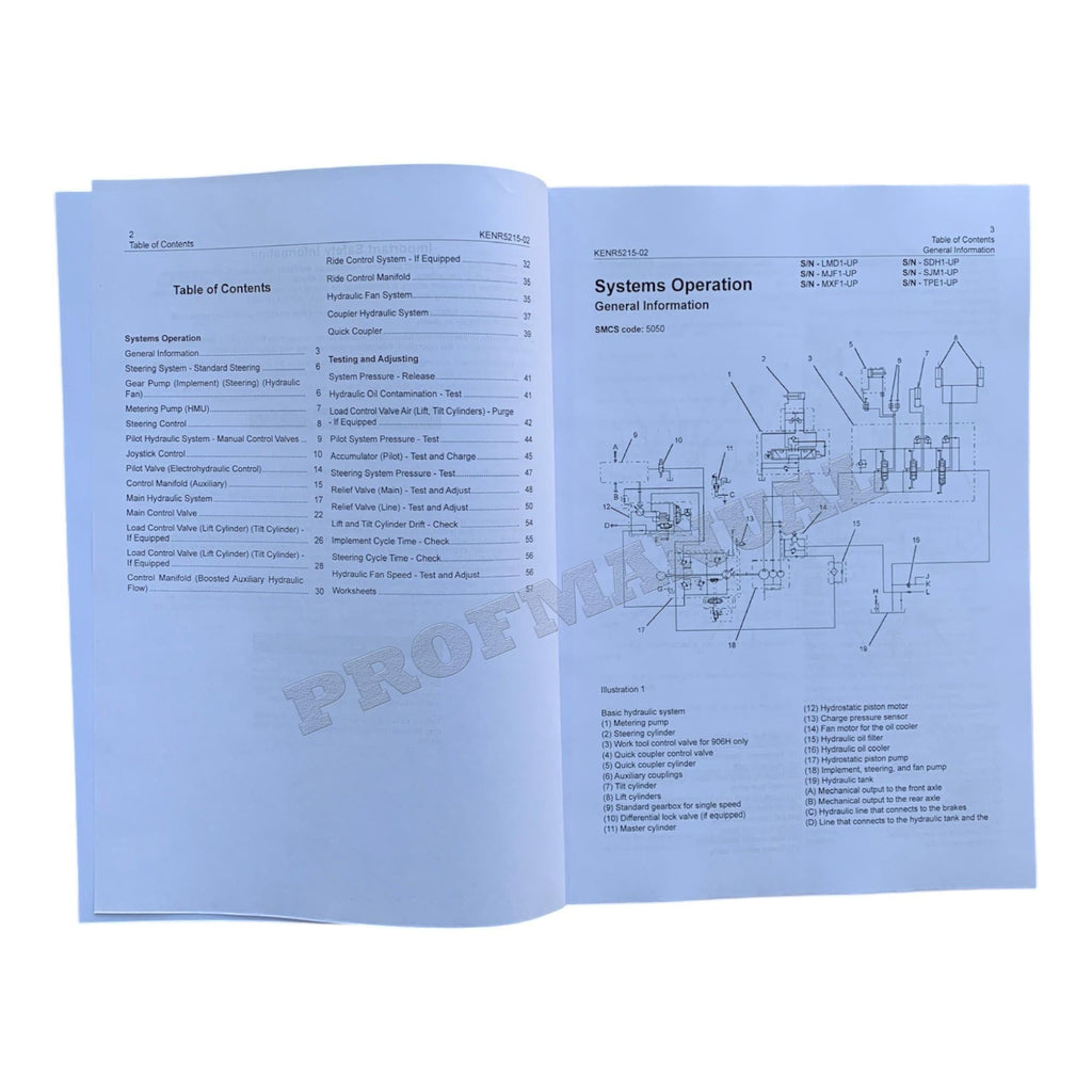 Caterpillar 906H 907H 908H Compact Wheel Loader Full Service Manual