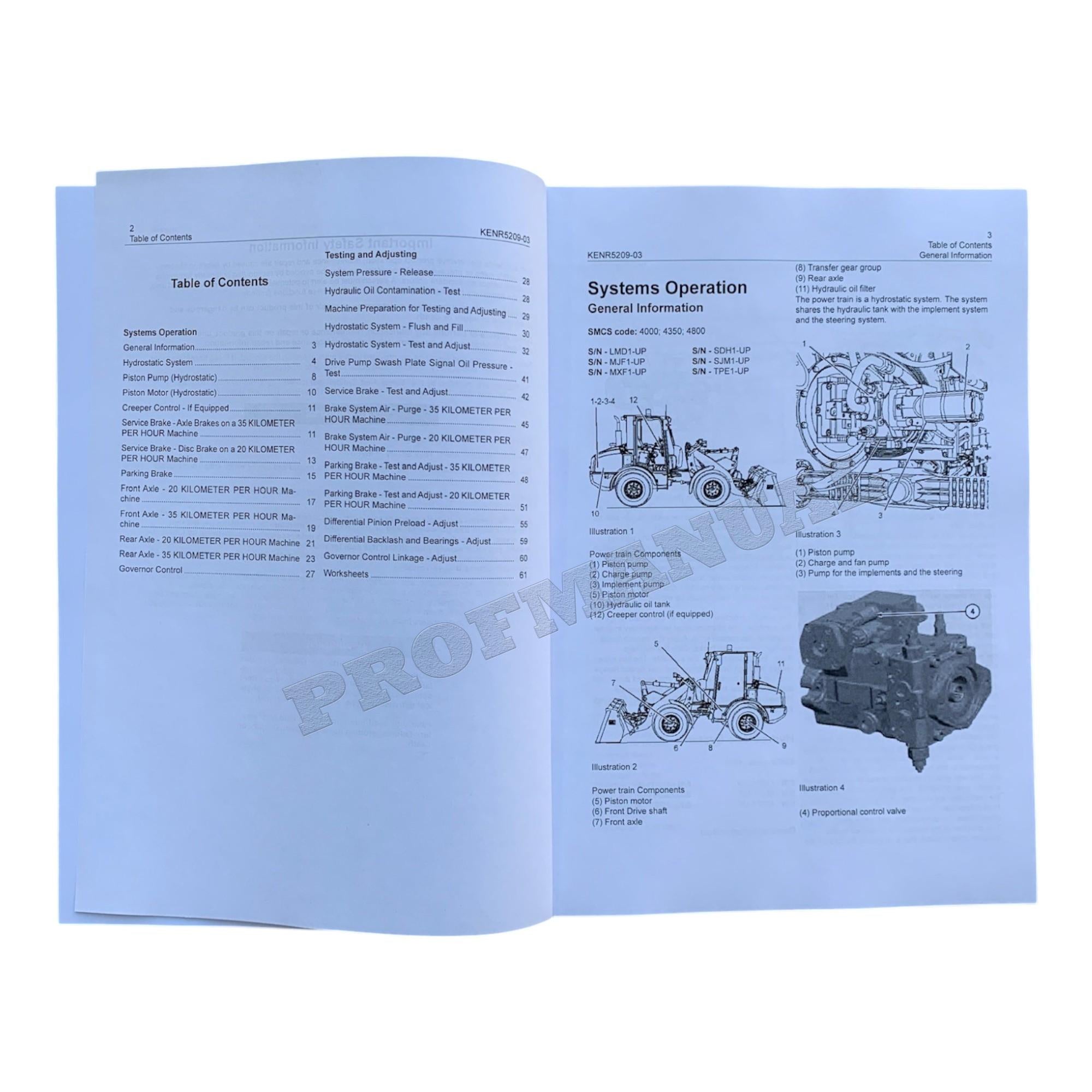 Caterpillar 906H 907H 908H Compact Wheel Loader Full Service Manual