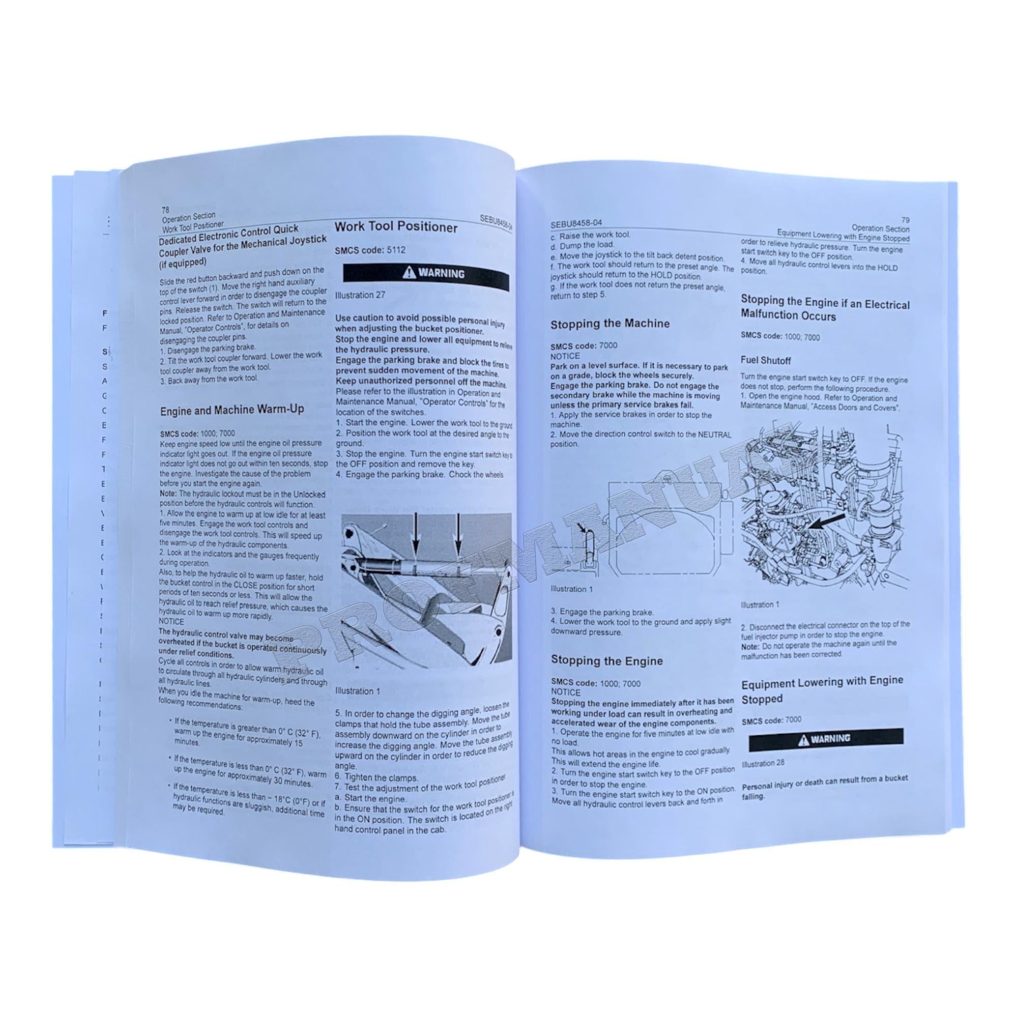 Caterpillar 906H 907H 908H Compact Wheel Loader Full Service Manual