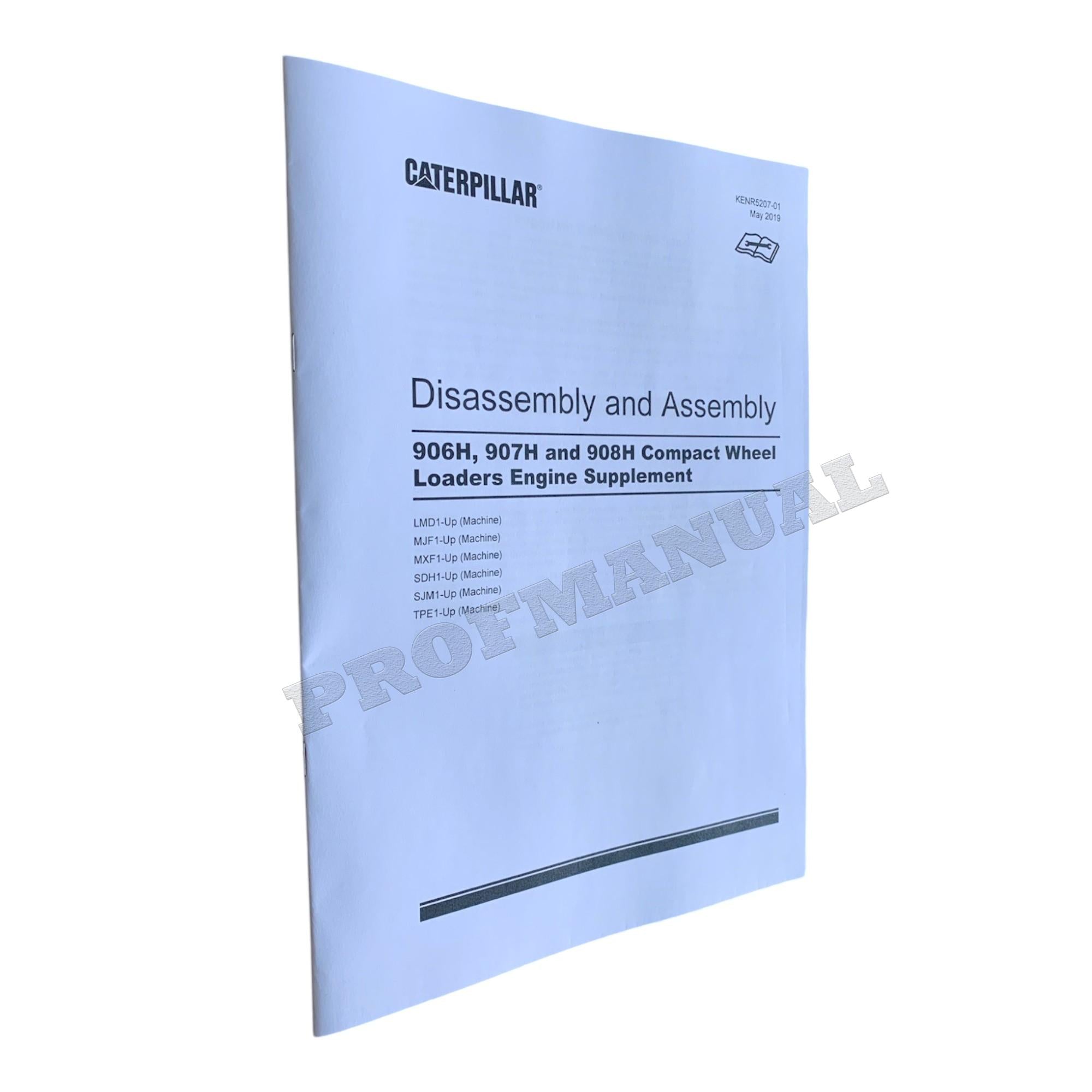 Caterpillar 906H 907H 908H Compact Wheel Loader Full Service Manual