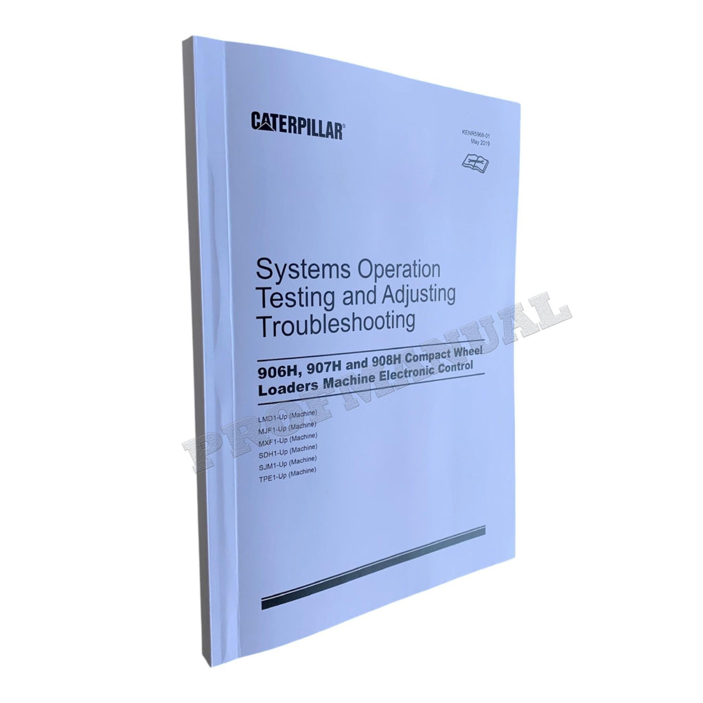 Caterpillar 906H 907H 908H Compact Wheel Loader Full Service Manual