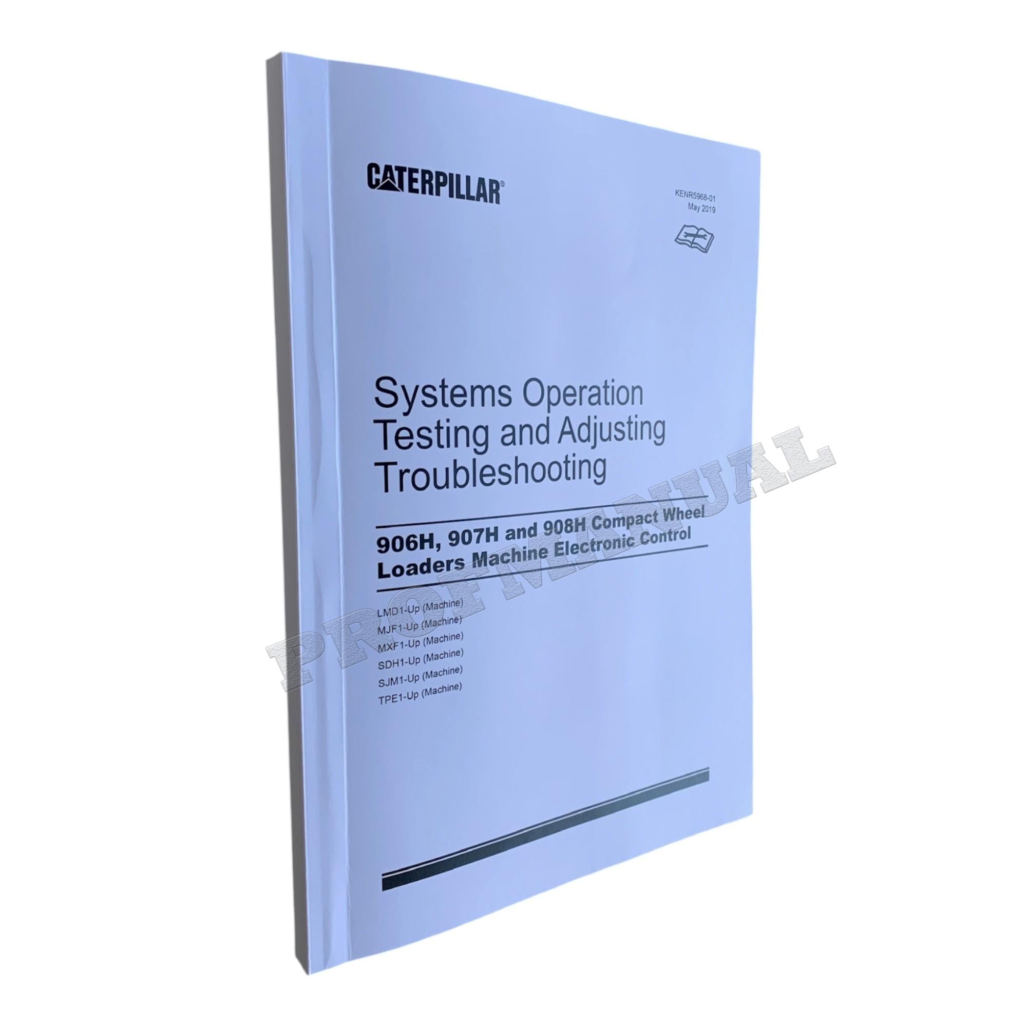 Caterpillar 906H 907H 908H Compact Wheel Loader Full Service Manual