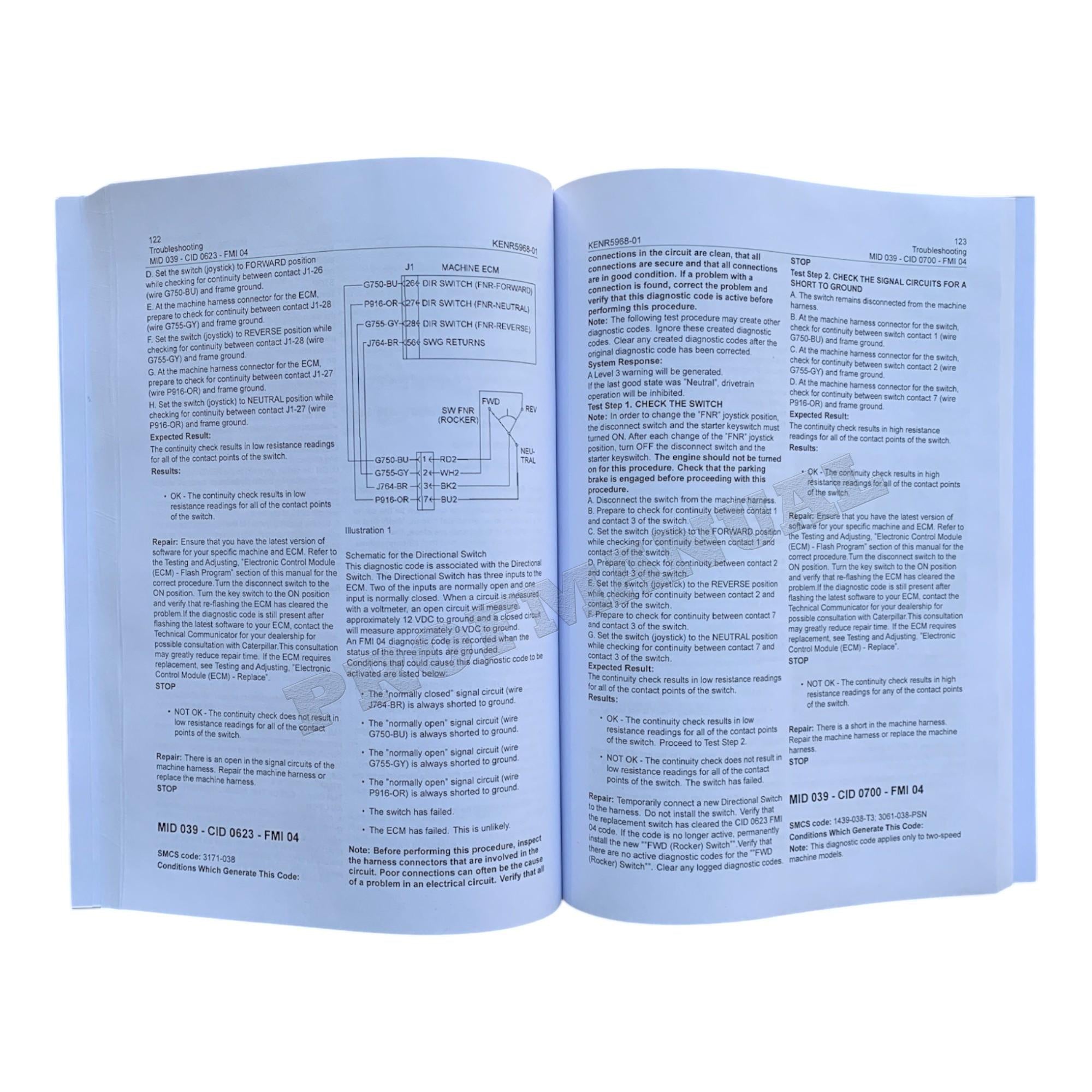 Caterpillar 906H 907H 908H Compact Wheel Loader Full Service Manual