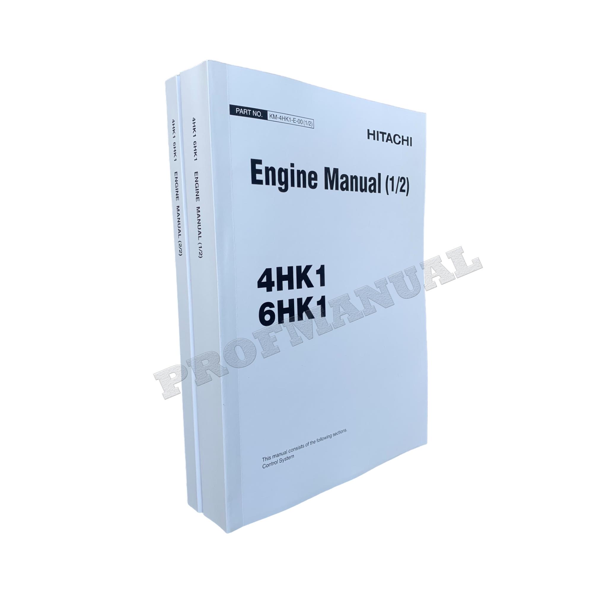HITACHI ISUZU 4HK1 6HK1  ENGINE SERVICE MANUAL SET 2 BOOKS