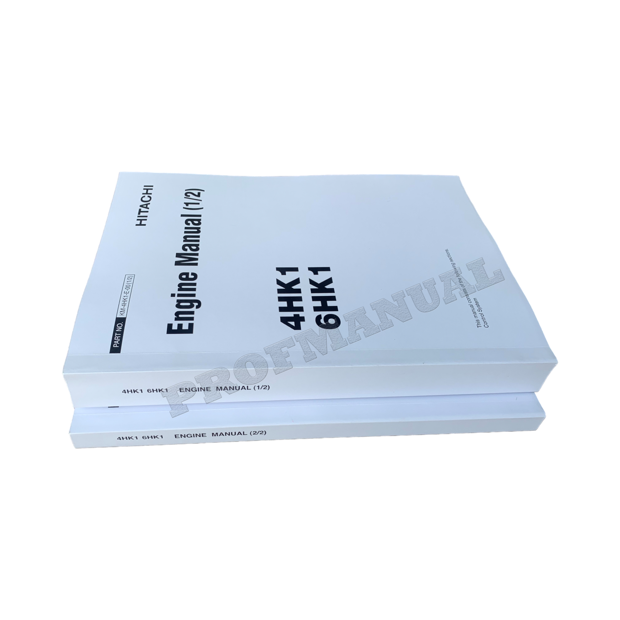 HITACHI ISUZU 4HK1 6HK1  ENGINE SERVICE MANUAL SET 2 BOOKS