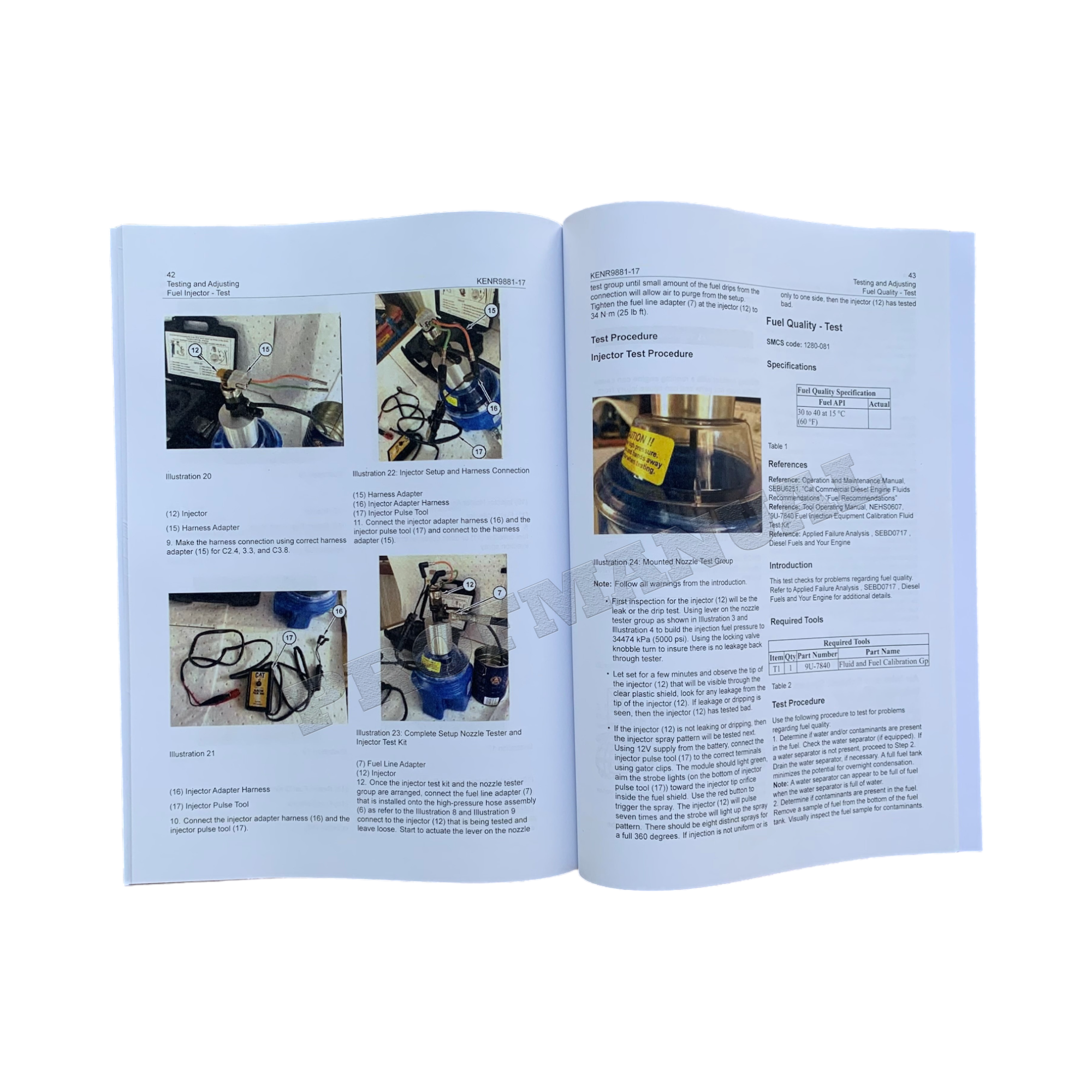 Manual de servicio de la excavadora Caterpillar 308E, conjunto de 7 libros + esquema, serie F8C