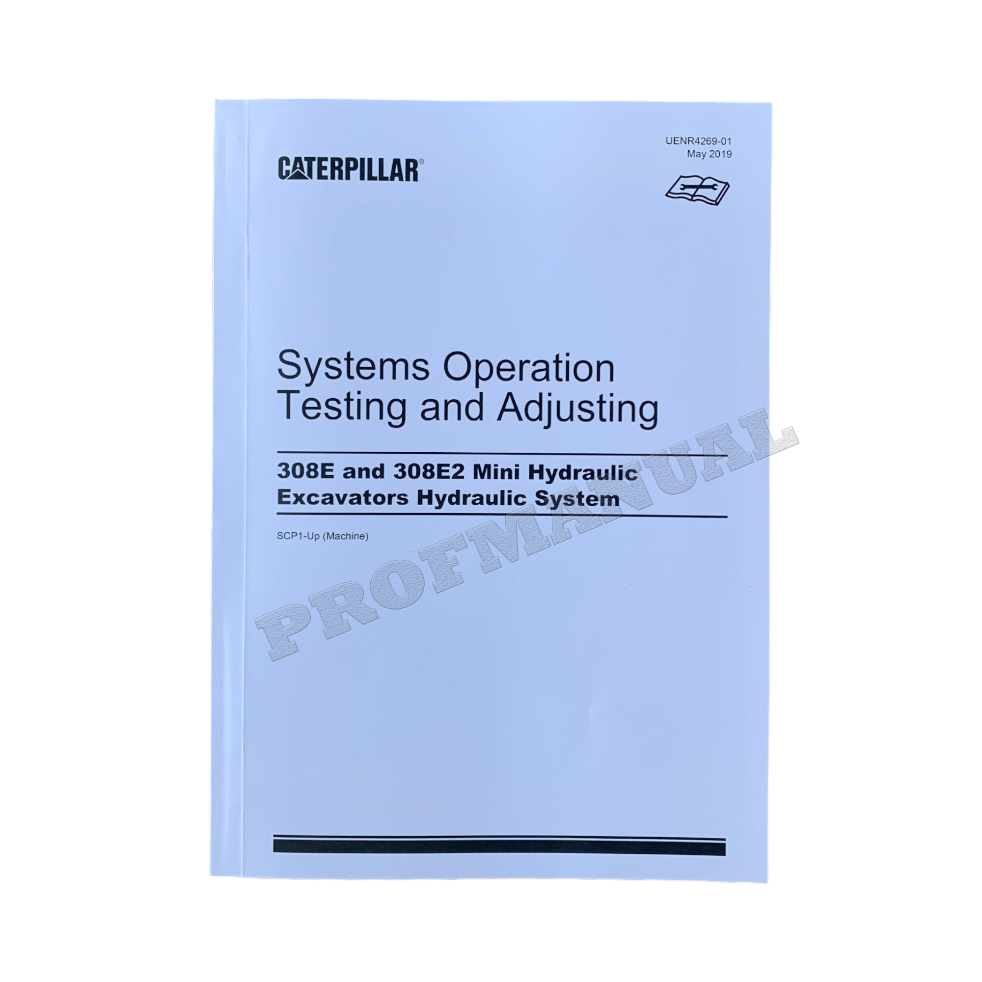 Manual de servicio de la excavadora Caterpillar 308E, conjunto de 7 libros + esquema, serie F8C