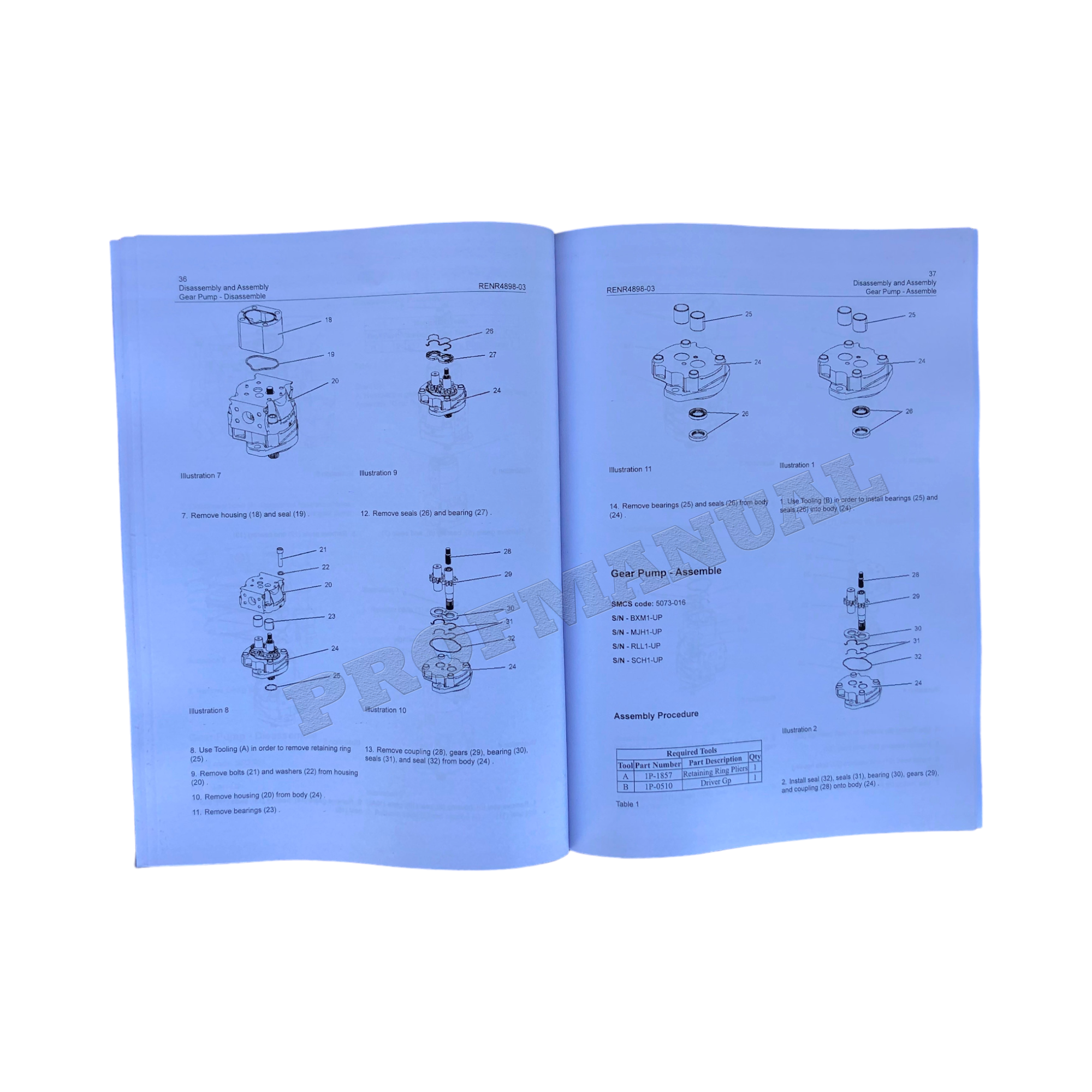 Manual de servicio de la excavadora Caterpillar 308E, conjunto de 7 libros + esquema, serie F8C