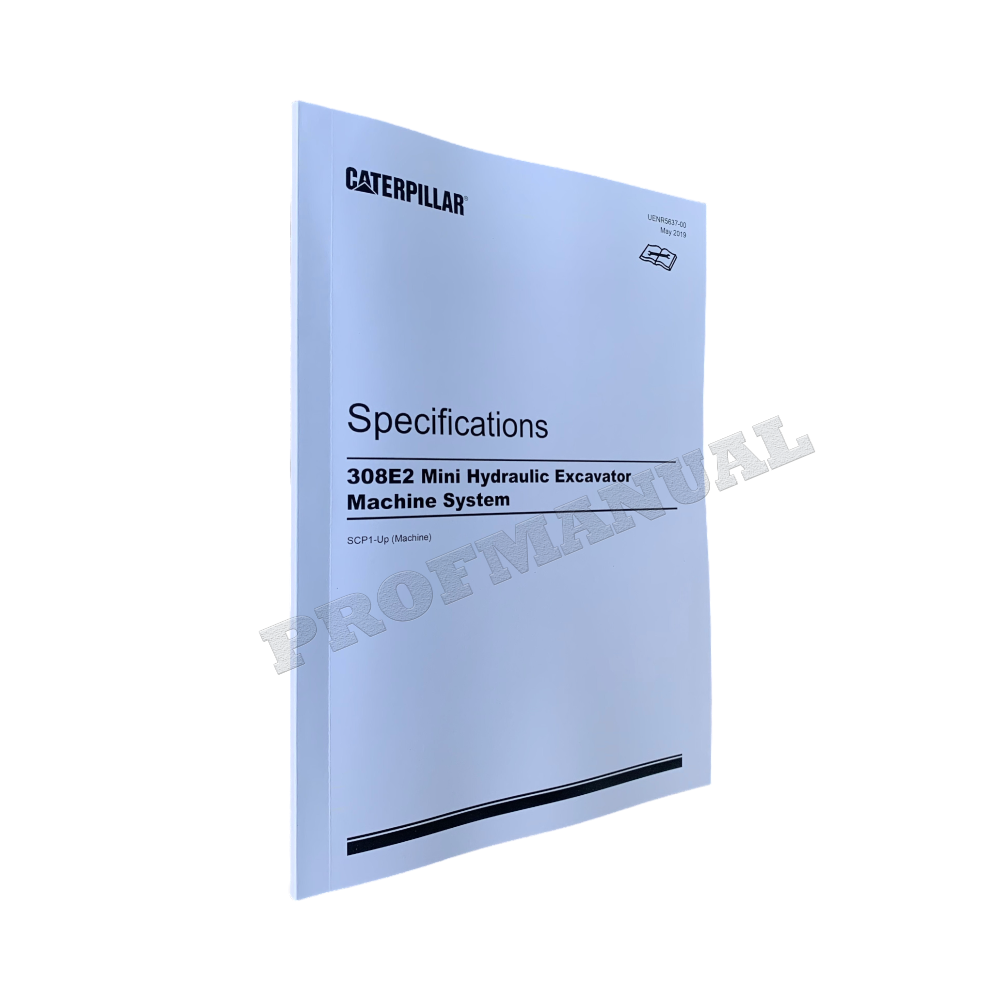 Manual de servicio de la excavadora Caterpillar 308E, conjunto de 7 libros + esquema, serie F8C