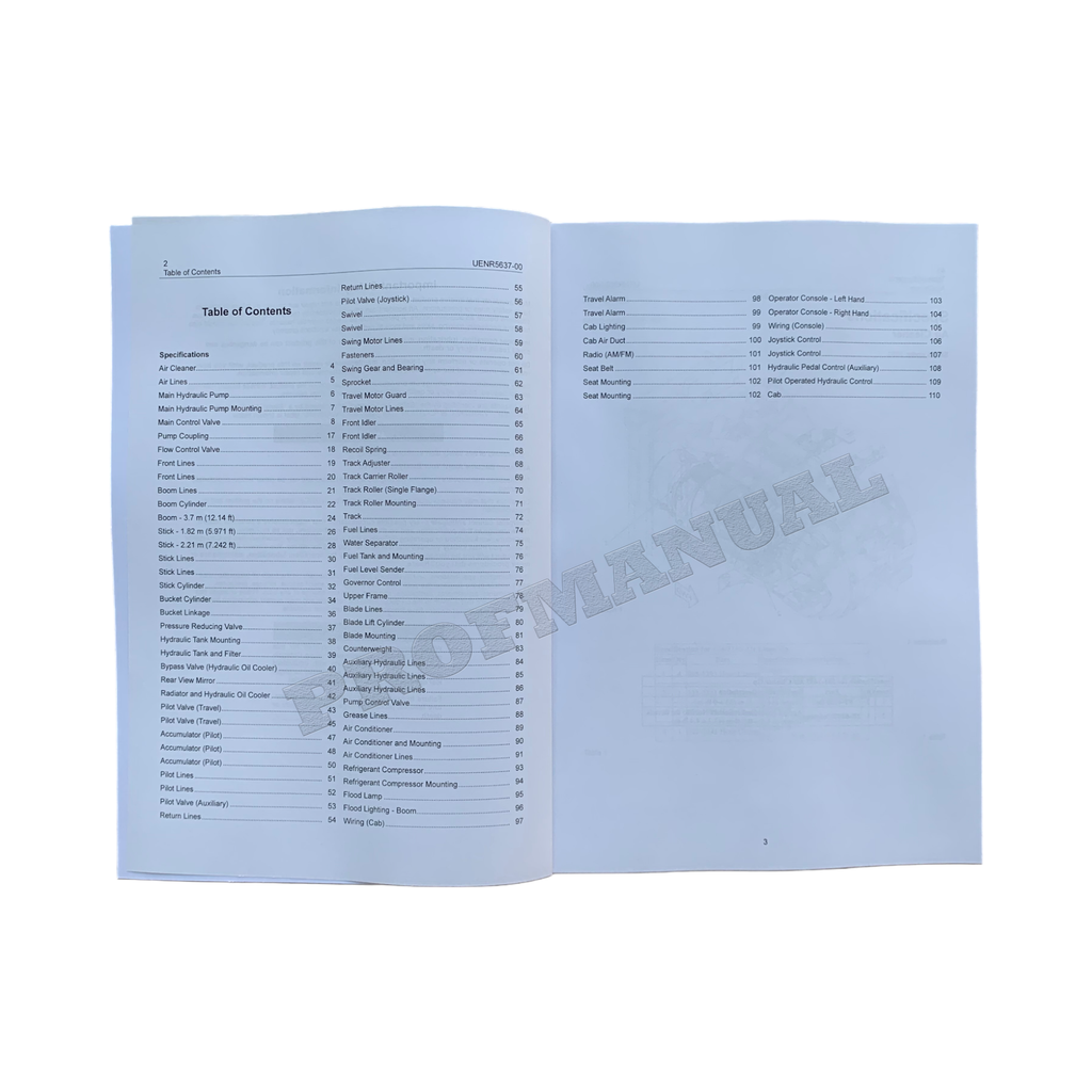 Manual de servicio de la excavadora Caterpillar 308E, conjunto de 7 libros + esquema, serie F8C