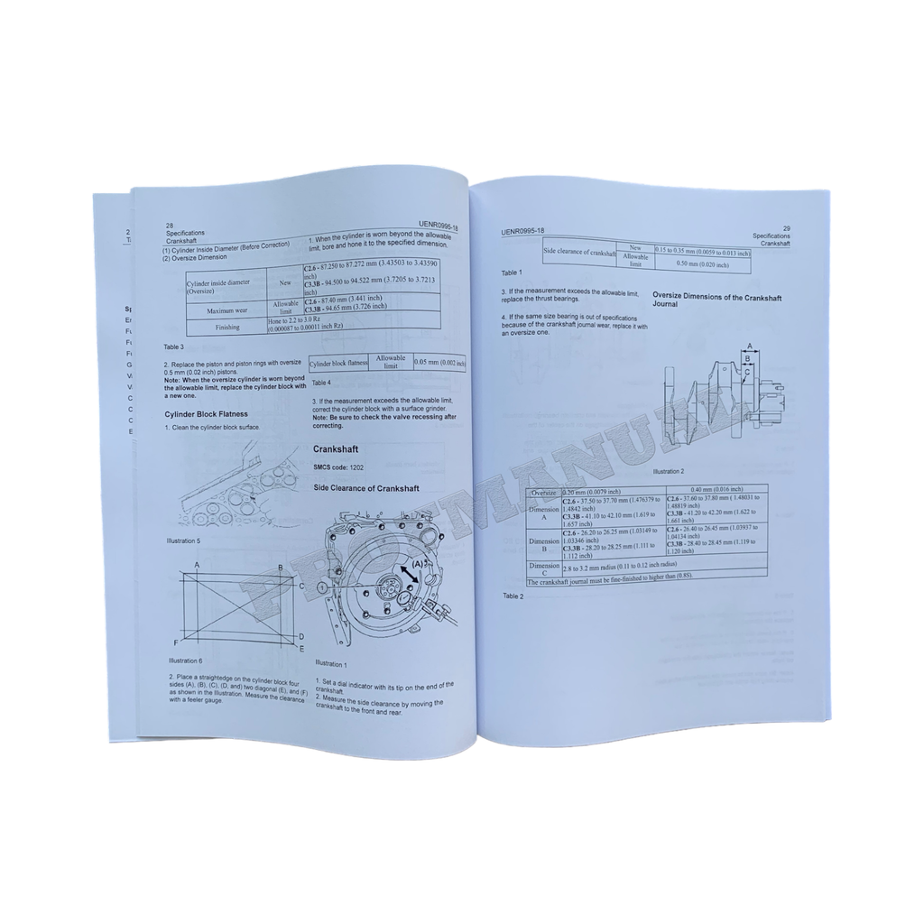 Manual de servicio de la excavadora Caterpillar 308E, conjunto de 7 libros + esquema, serie F8C