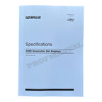 Caterpillar 3508 3512 3516 Generator Set Full Service Manual *Send serial number