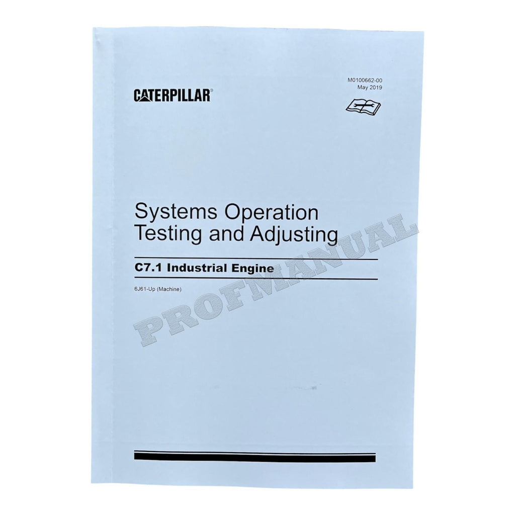 Caterpillar C7.1 INDUSTRIAL ENGINE Full Service Manual *Send serial number