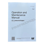 Caterpillar C7.1 INDUSTRIAL ENGINE Full Service Manual *Send serial number