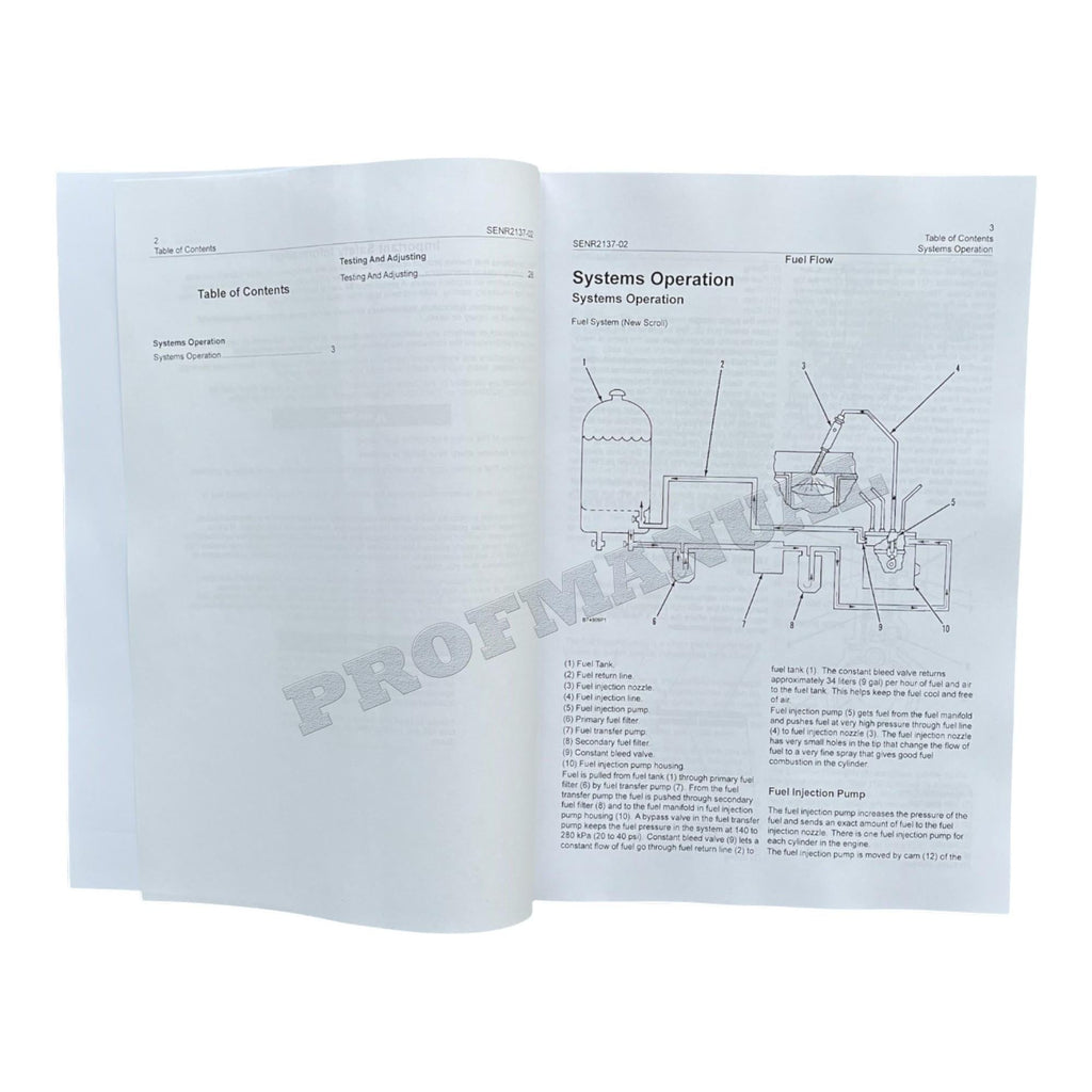 Caterpillar 3204 VEHICULAR ENGINE Full Service Manual *Send serial number