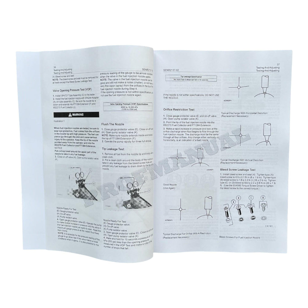 Caterpillar 3204 VEHICULAR ENGINE Full Service Manual *Send serial number