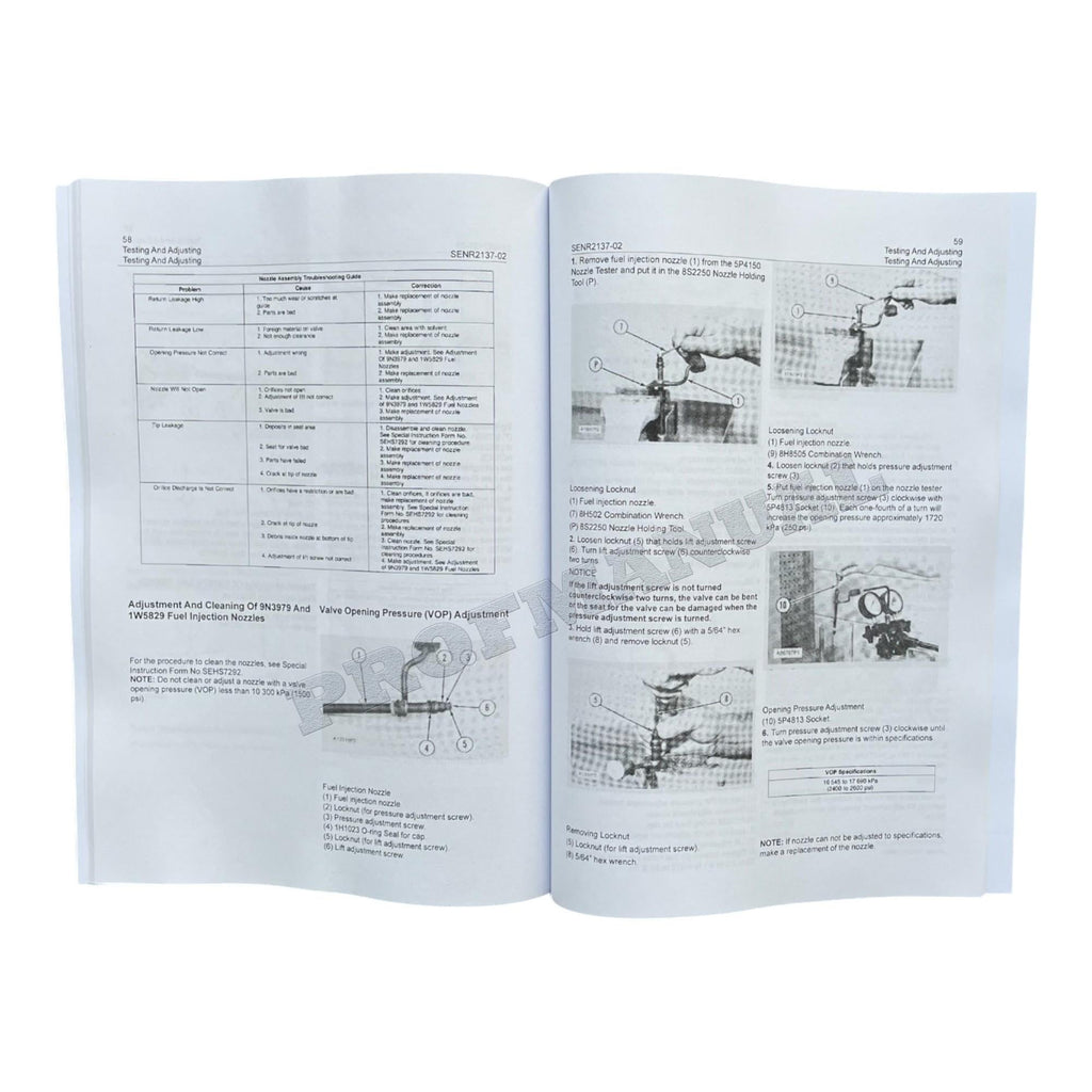 Caterpillar 3204 VEHICULAR ENGINE Full Service Manual *Send serial number