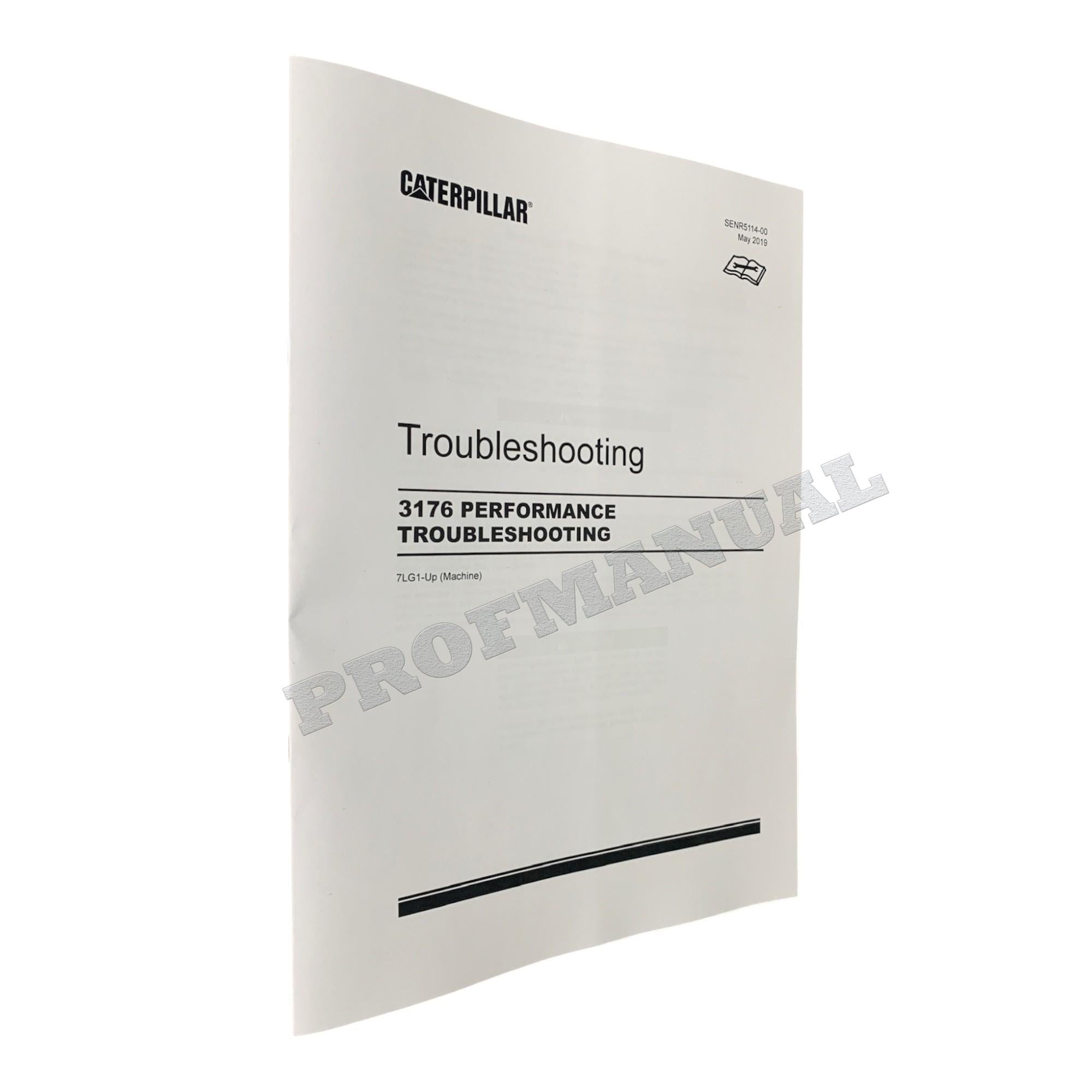 Manual de servicio completo del motor de camión Caterpillar 3176 15 libros + esquema *Enviar número de serie