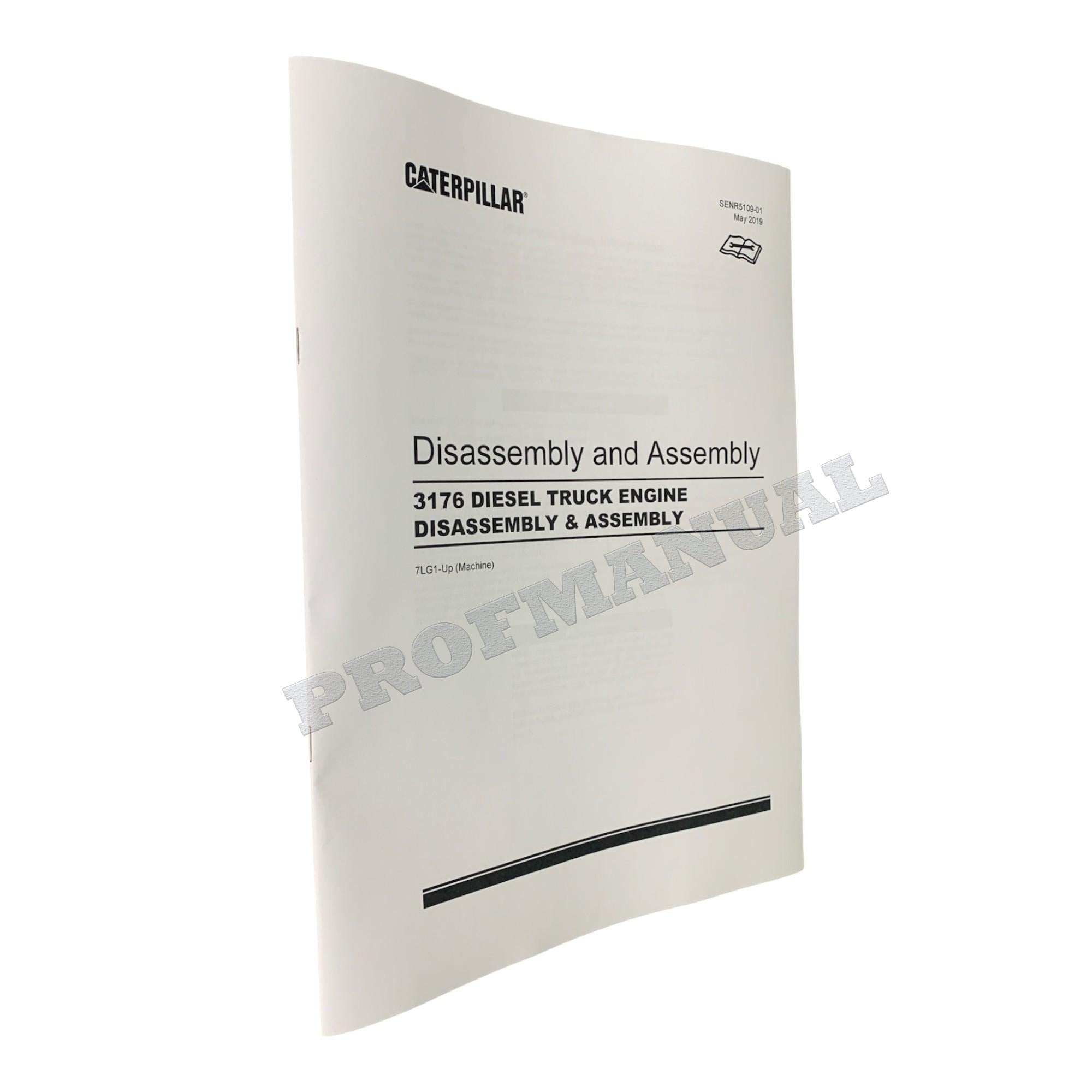 Manual de servicio completo del motor de camión Caterpillar 3176 15 libros + esquema *Enviar número de serie