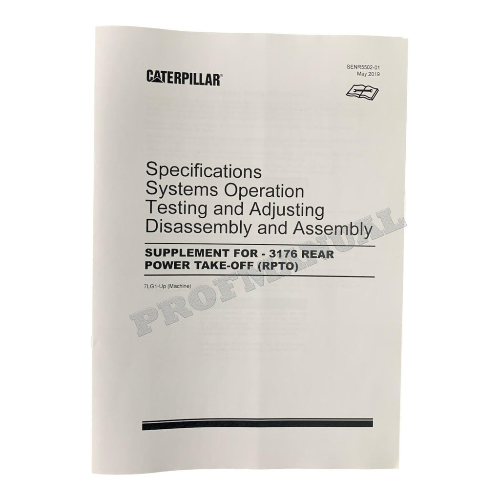 Manual de servicio completo del motor de camión Caterpillar 3176 15 libros + esquema *Enviar número de serie