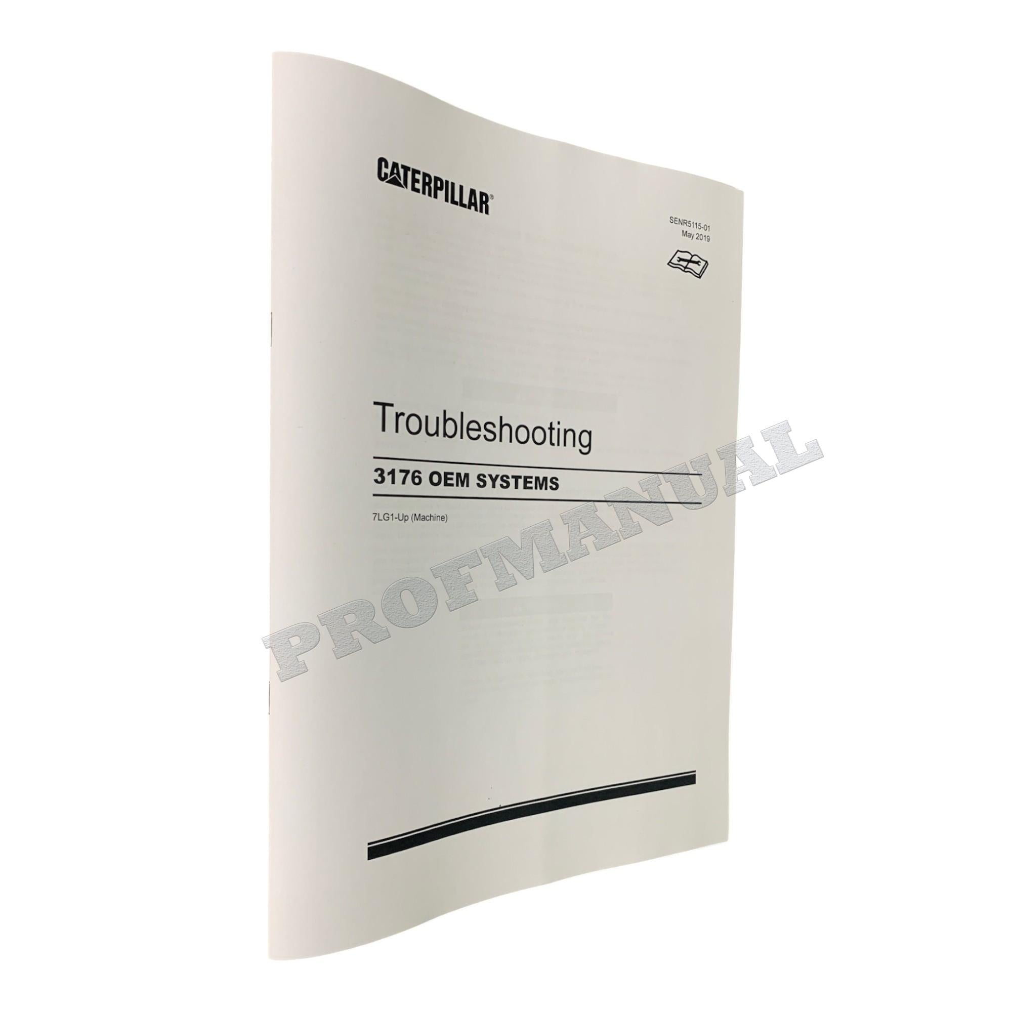 Manual de servicio completo del motor de camión Caterpillar 3176 15 libros + esquema *Enviar número de serie