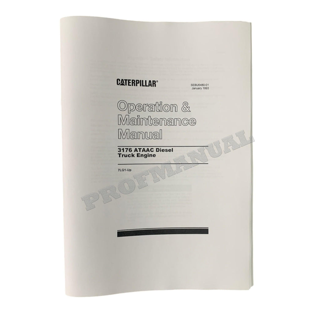 Manual de servicio completo del motor de camión Caterpillar 3176 15 libros + esquema *Enviar número de serie